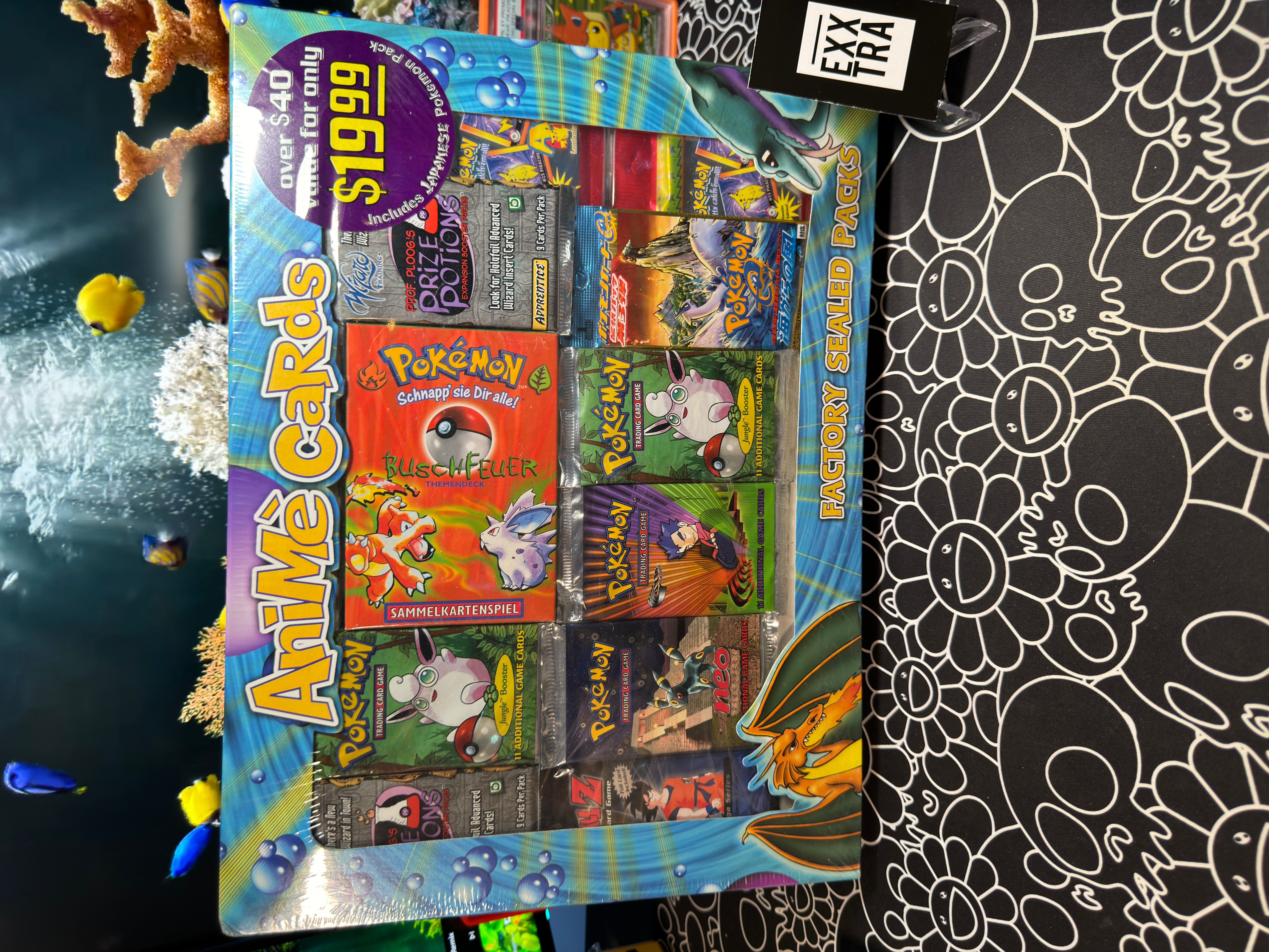 1. Vintage Anime Cards Box Walmart Set Assortment.