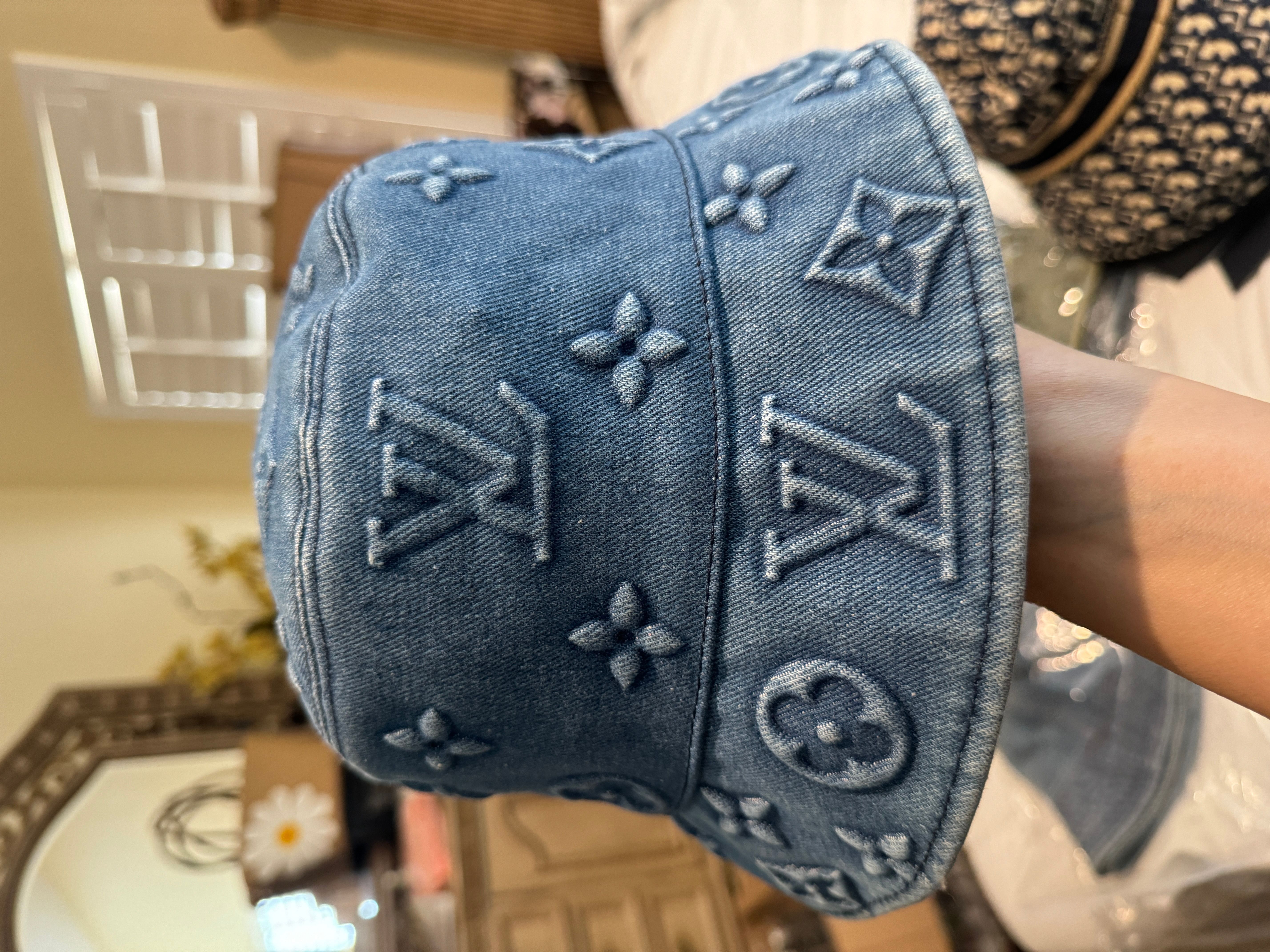 Accessories Louis Vuitton Denim Baseball Cap Baseball Cap