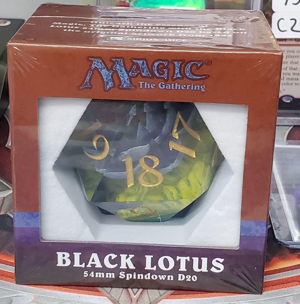 Black Lotus 54mm Spindown D20 · Whatnot: Shop, Sell, Connect