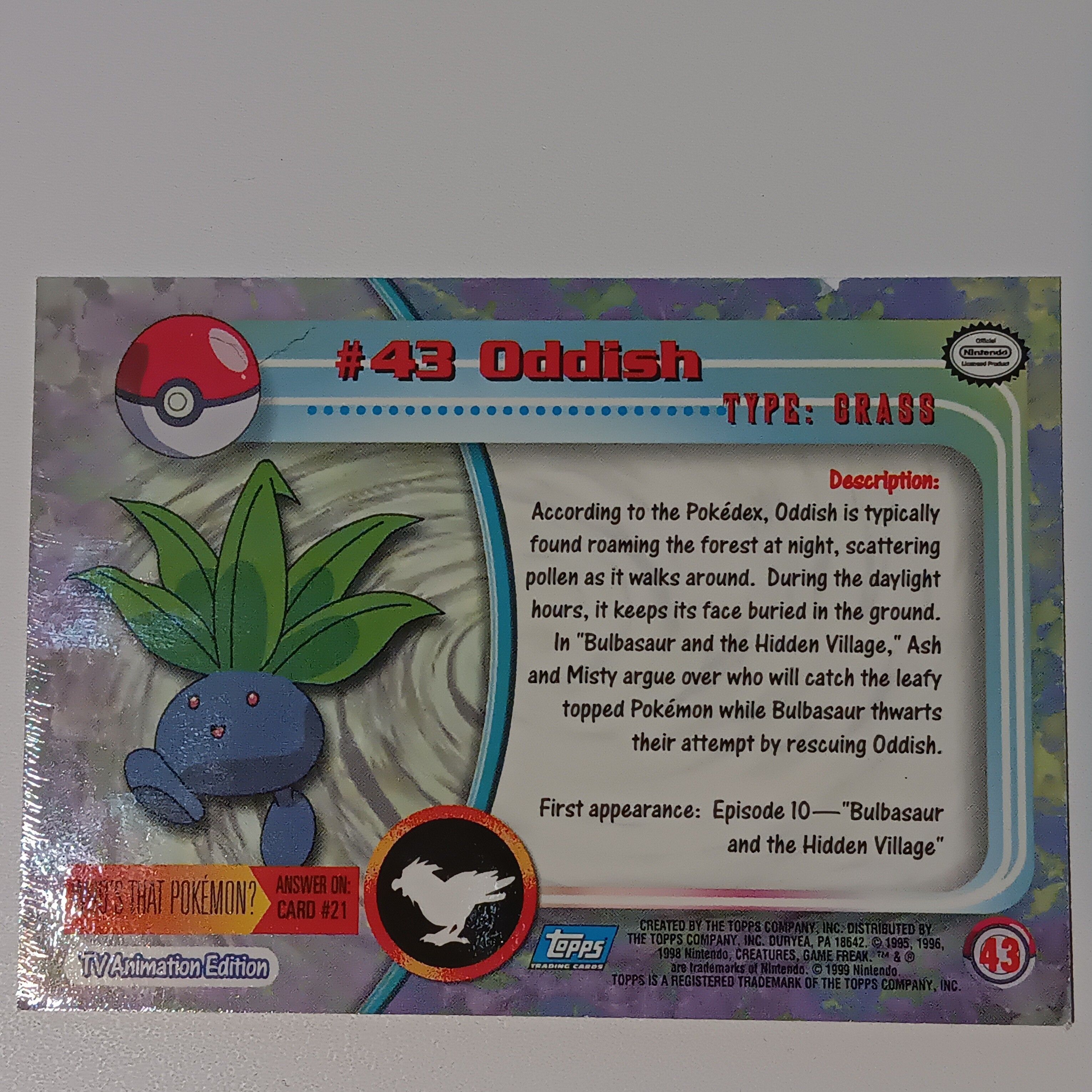Pokemon Cards - Full Holographic - Oddish - Pokedex  Whatnot: Shop, Sell,  Connect