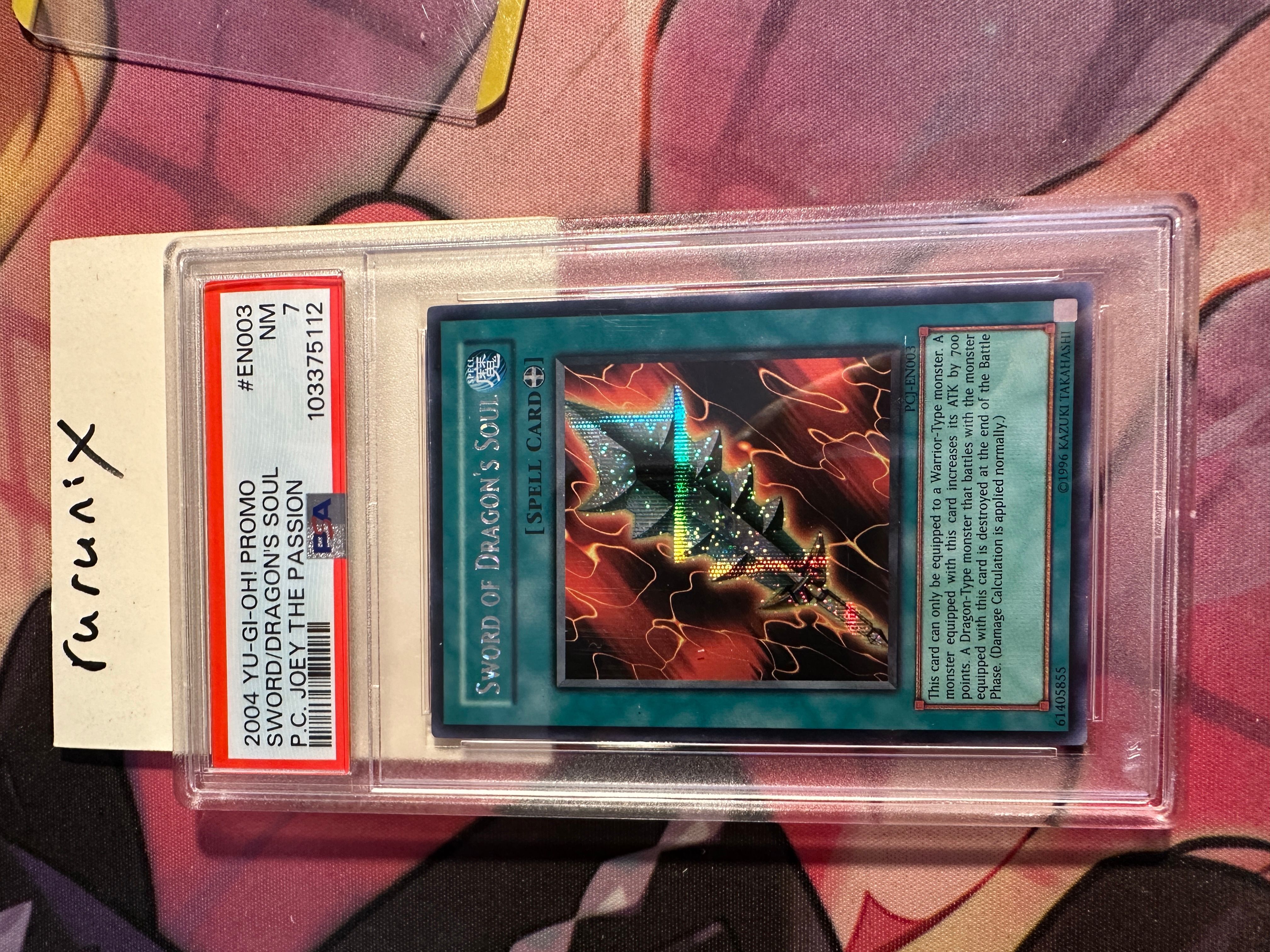 Yugioh PSA 7 Sword of Dragon's Soul PCJ-EN003 - Power of Chaos: Joey the  Passion (PCJ)  Whatnot: Shop, Sell, Connect