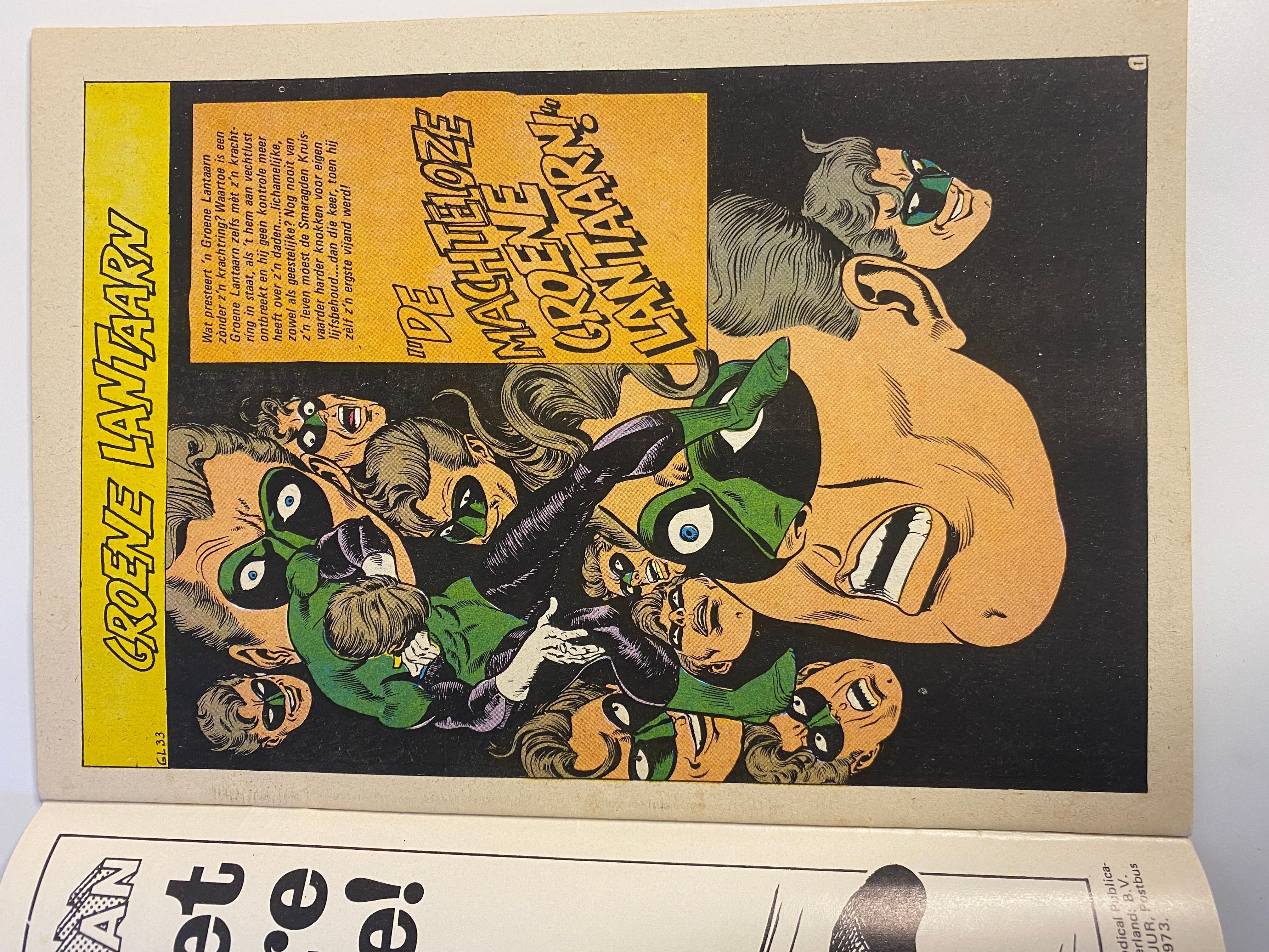 RARE Dutch Green Lantern! GROENE LANTAARN (DC 1973) Foreign! Gil Kane  Cover! · Whatnot: Shop, Sell, Connect, image size:3024x4032