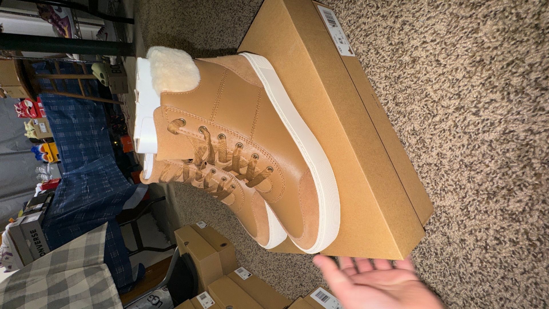 新作 UGG スニーカー Cakewalk UGGplush High Top Sneaker UGG® Cakewalk UGGplush™ High Top Sneaker (Women) | Nordstromrack