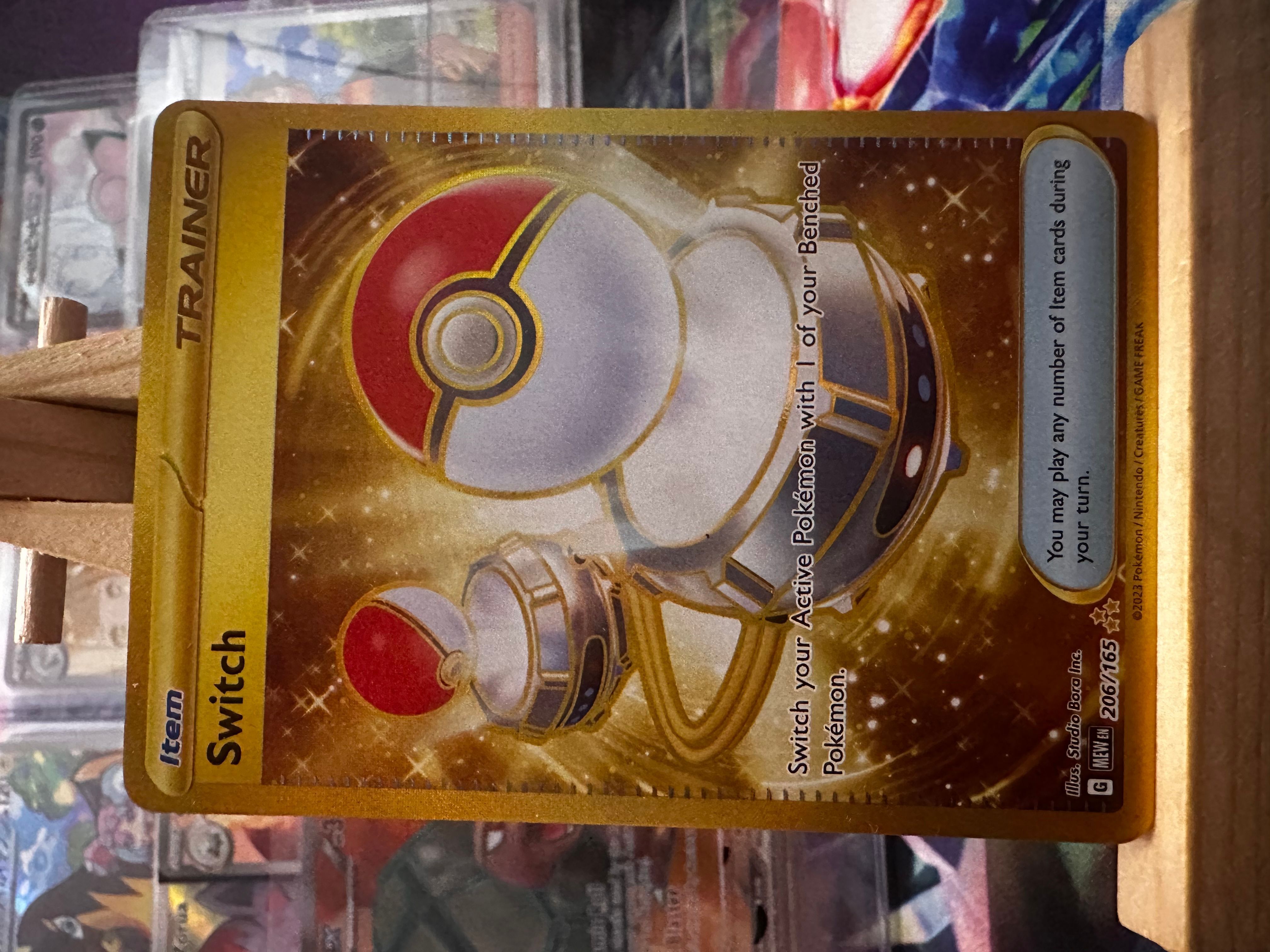 Switch (Trainer) 206/165 - S&V 151 - Gold Hyper Rare - Pokmon TCG   Whatnot: Shop, Sell, Connect