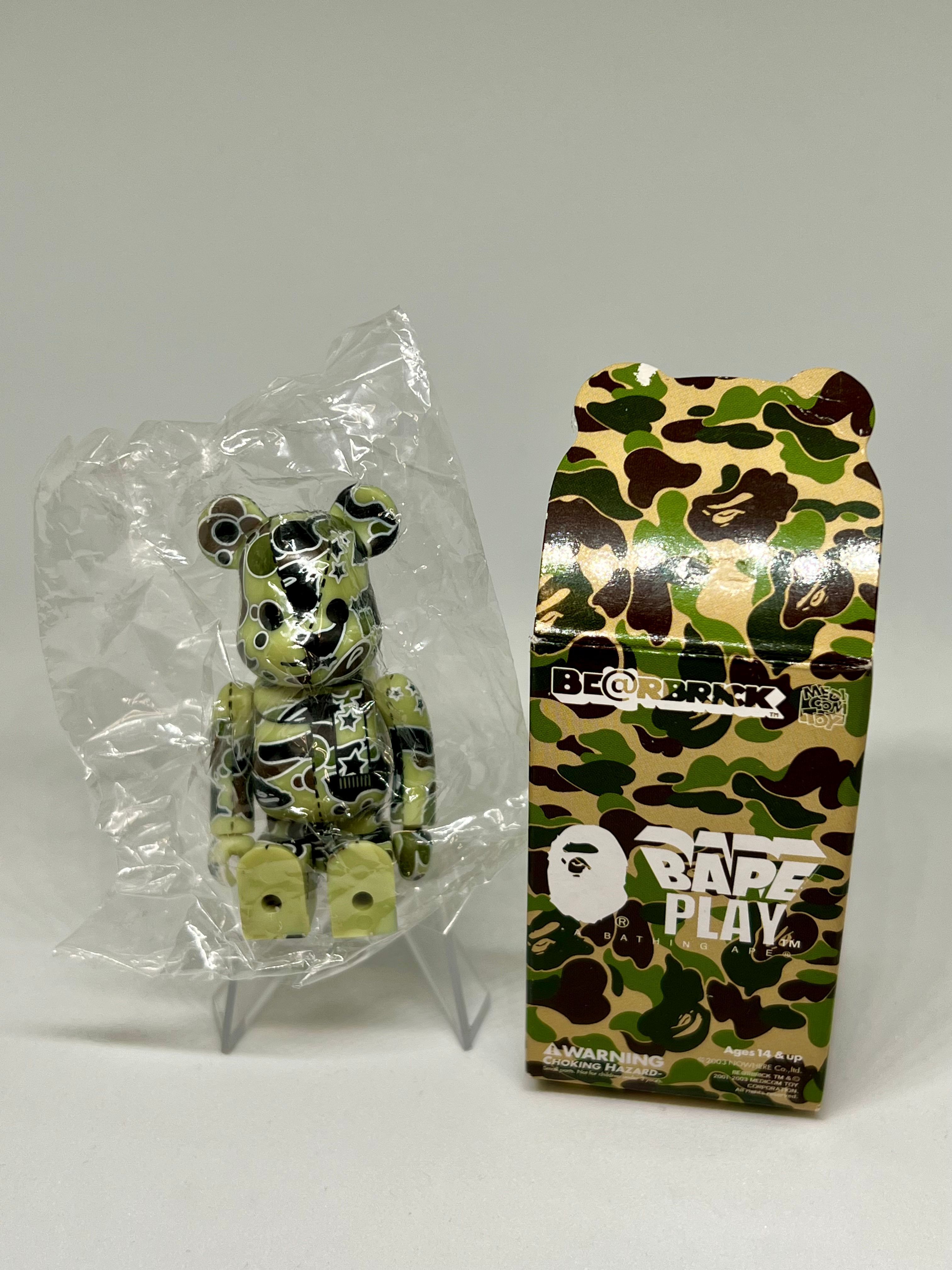 Bearbrick BAPE PLAY Star Camo Series 1 100% BE@RBRICK Bearbrick BAPE PLAY Star Camo Series 1 100% BE@RBRICK