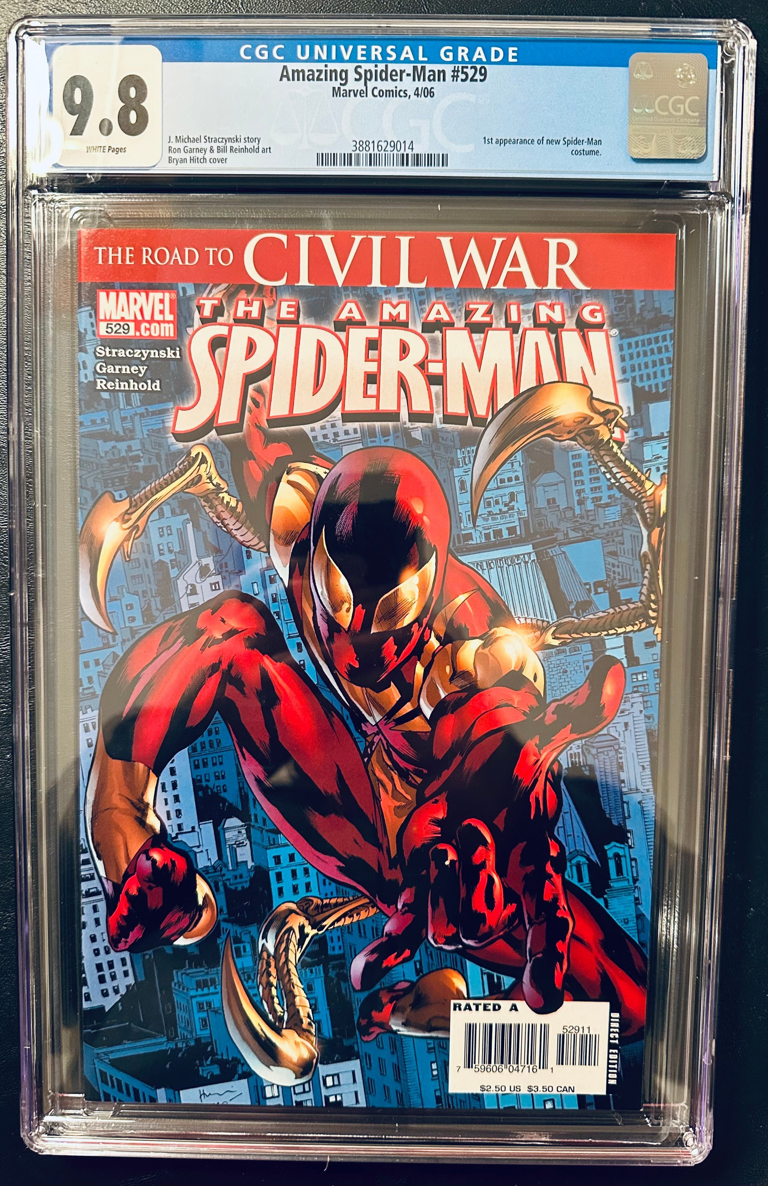 Amazing Spider-Man #529 KEY CGC 9.8 1st Appearance Iron-Spider