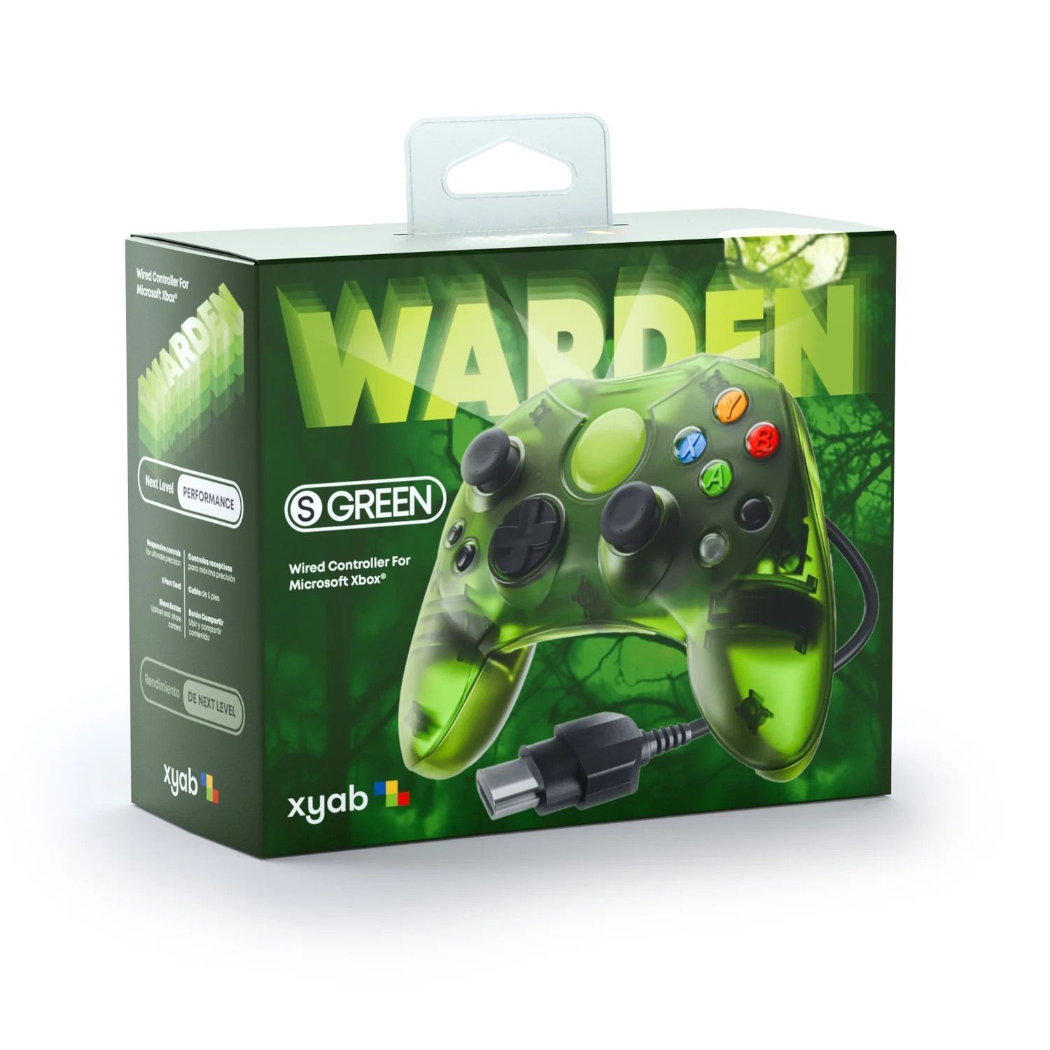 その他 XBOX neo S XYAB Microsoft Original Xbox® GREEN WARDEN Wired Controller
