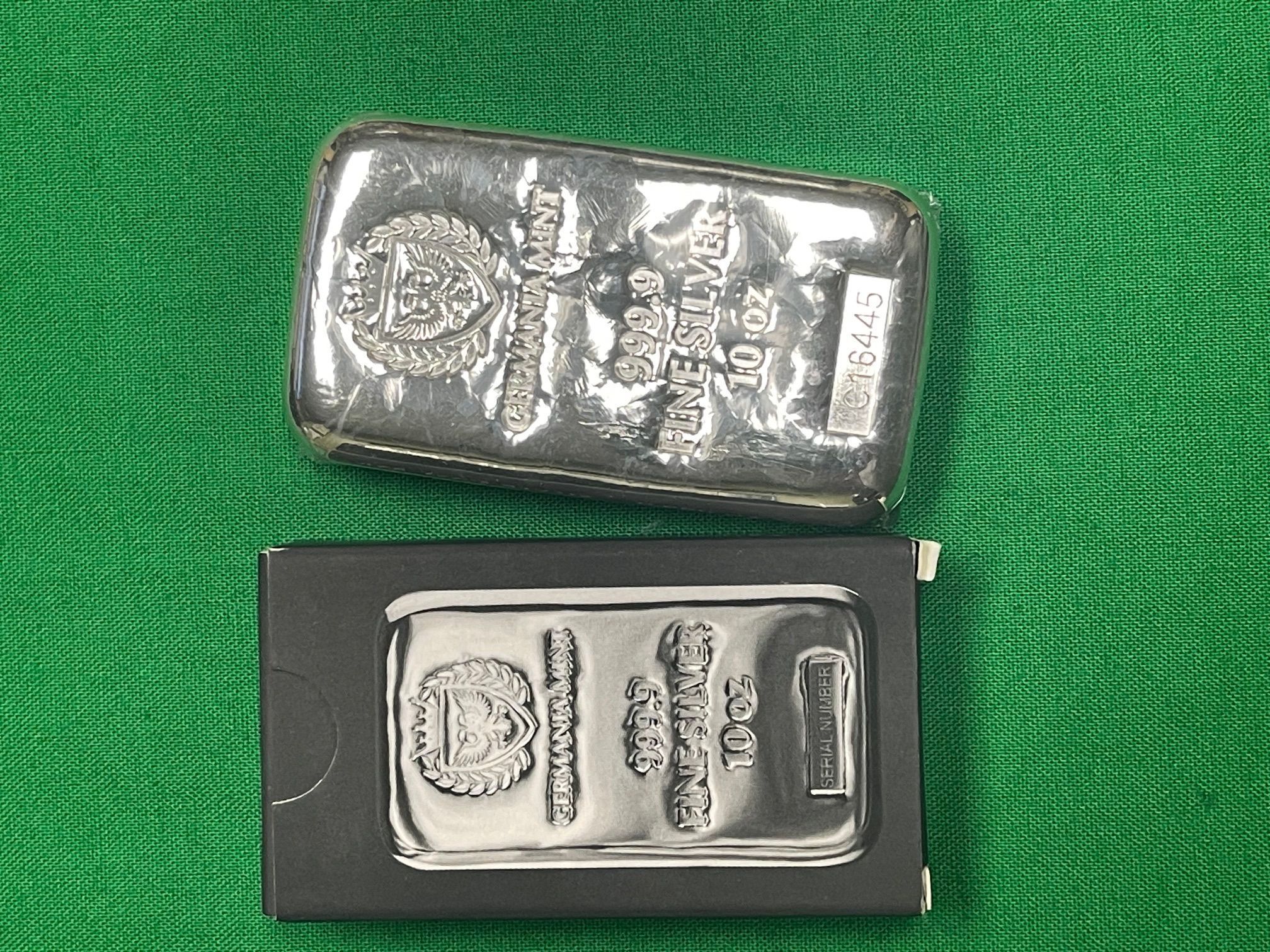 GERMANIAMINT 999.9 純銅バー 1000g（Germania Mint 1000 g
