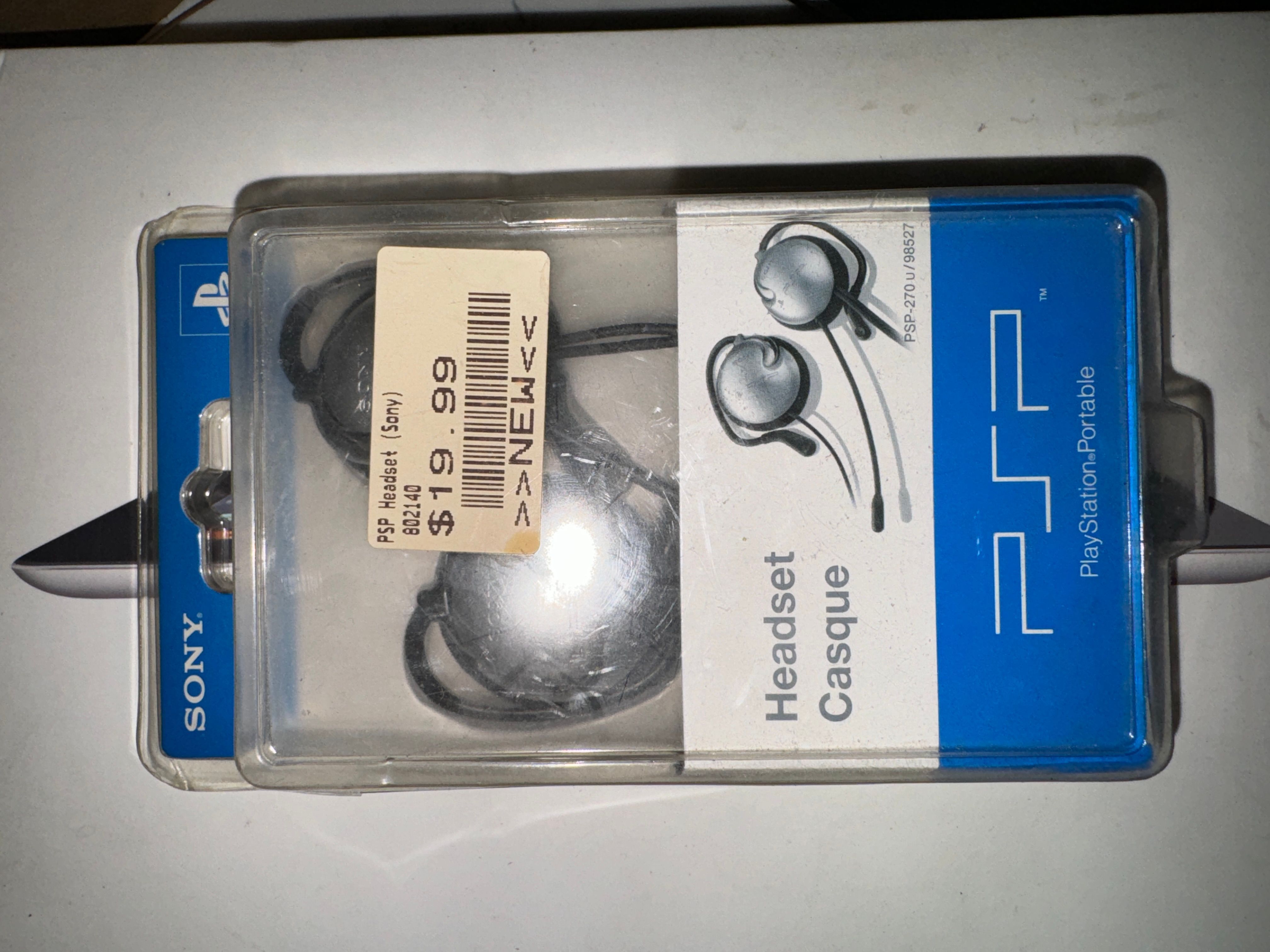 カセット12個PSP Sony PSP Headset Casque PSP-270 for PlayStation Portable new