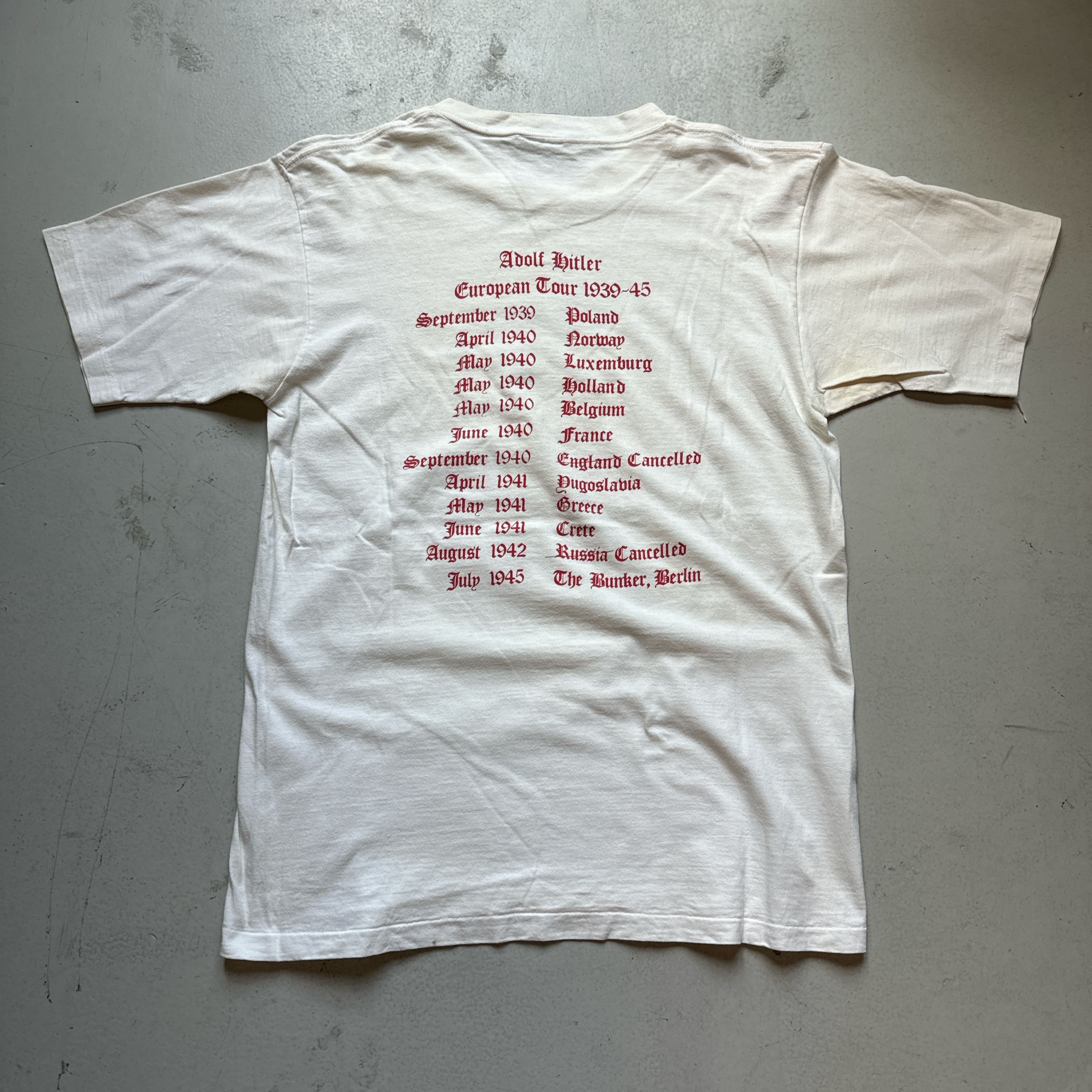 Vintage Adolf Hitler European World Tour tee · Whatnot: Buy, Sell 