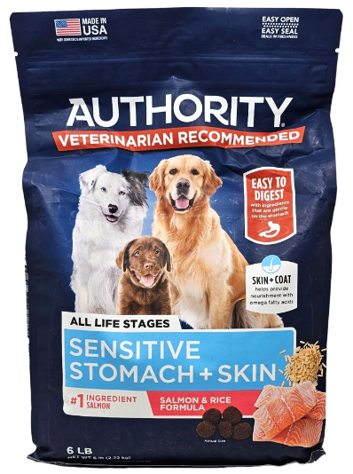 Authority Skin And Food Sensitive Dog Food Authority Sensitive