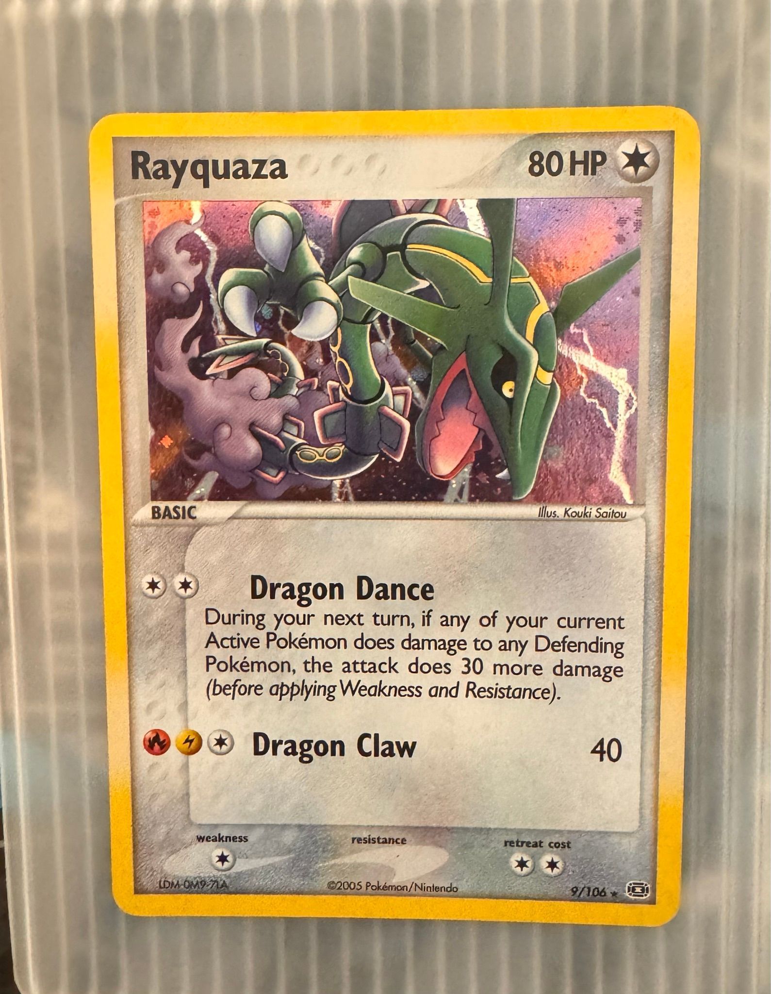 Rayquaza EX Emerald 9/106 Holo Holo Rare LP · Whatnot: Shop, Sell