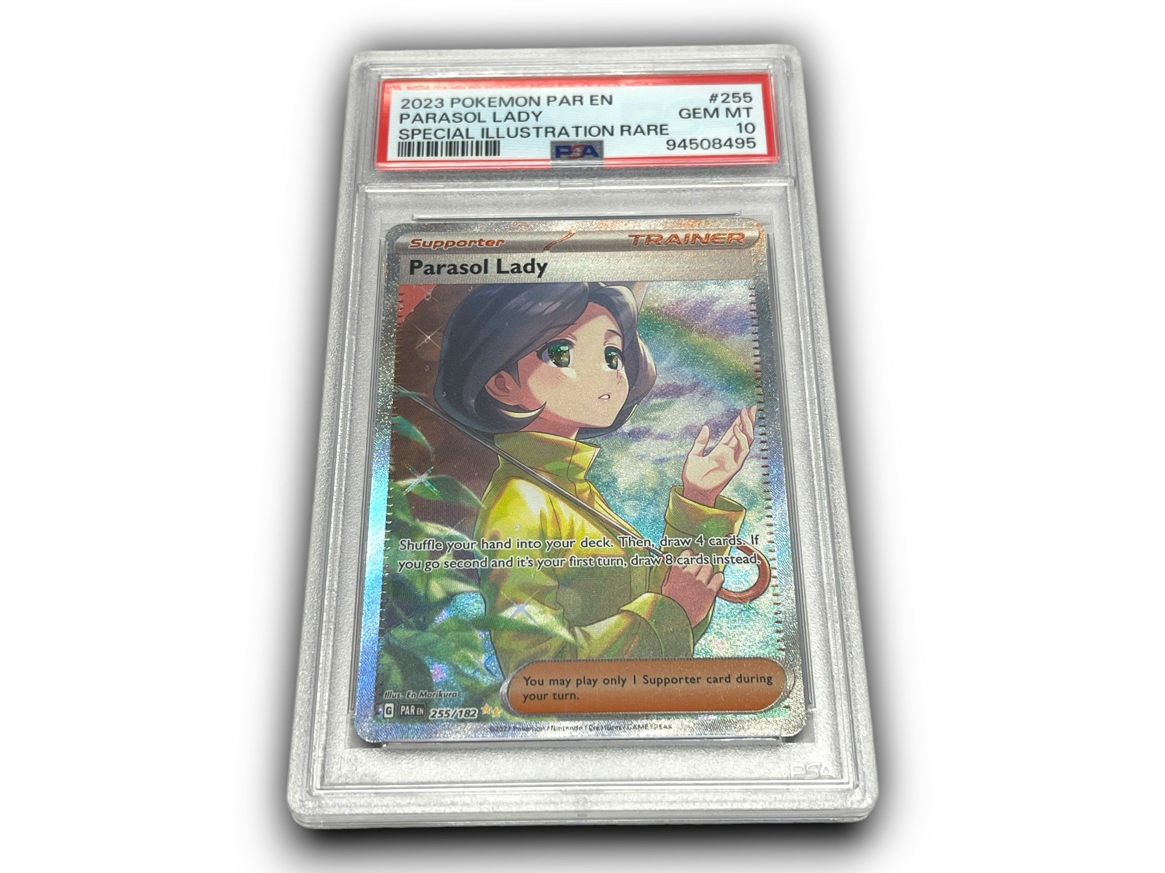 2023 Pokemon SV Paradox Rift Reverse Holo #255 Parasol Lady