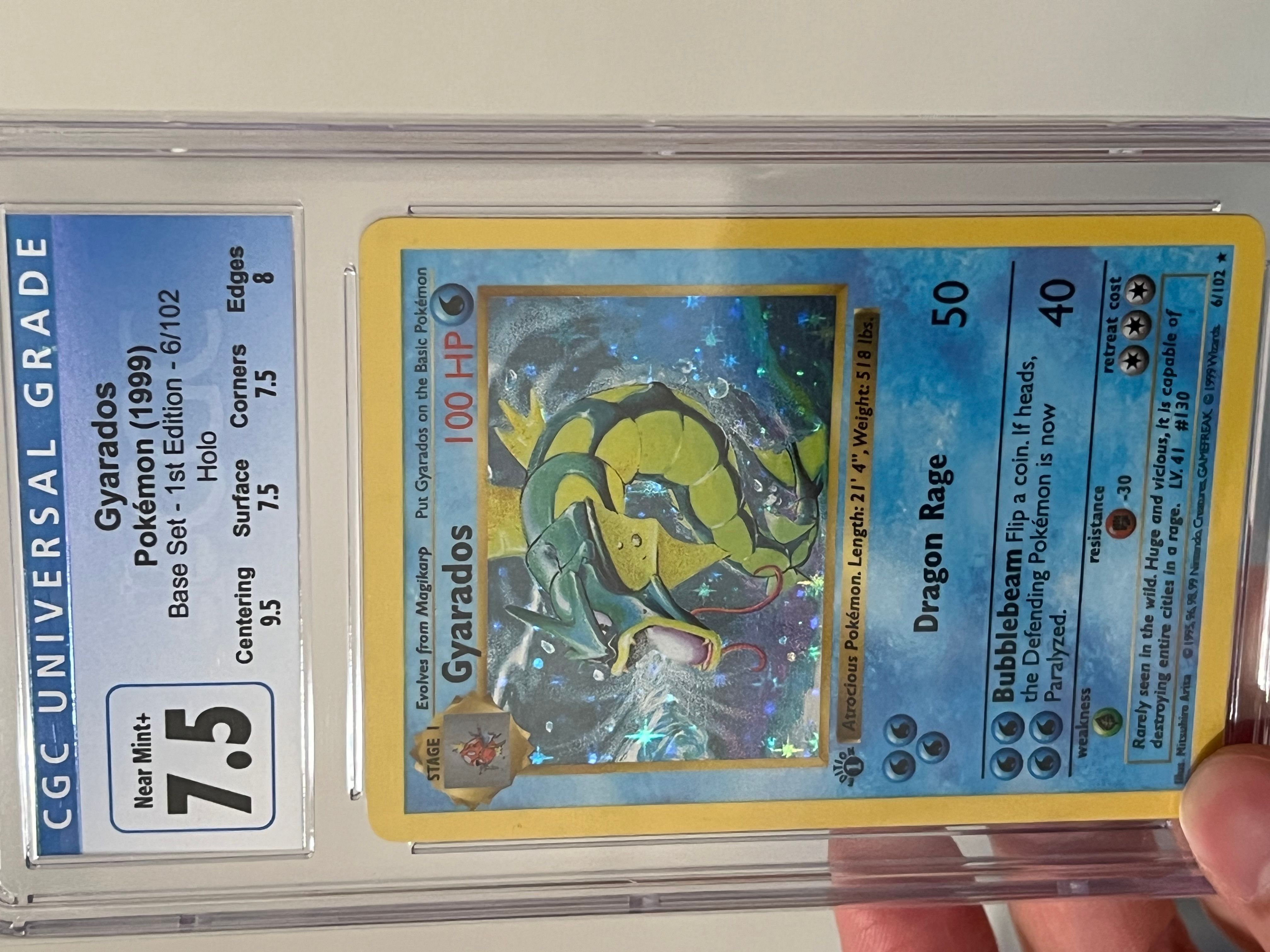 Graded sold 7.5 Pokemon Gyarados