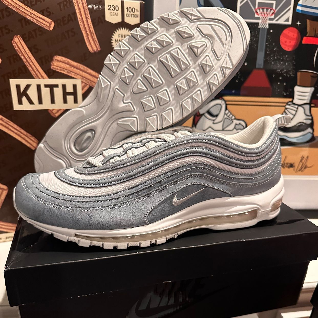 スニーカー Nike Air Max 97 Comme des Garcons Homme Plus Glacier Grey Nike Air Max 97 Comme des Garcons Homme Plus Glacier Grey