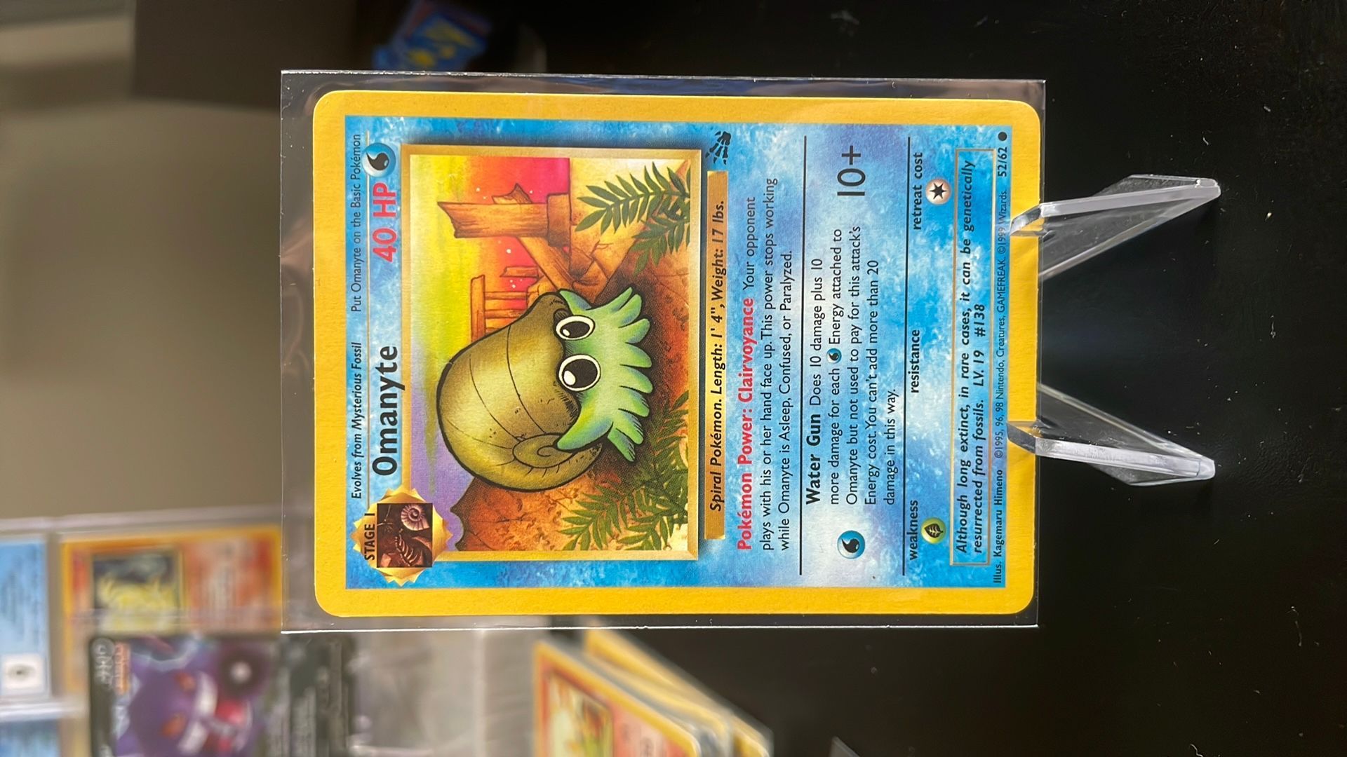 1995 omanyte pokemon card value Omanyte main image 0