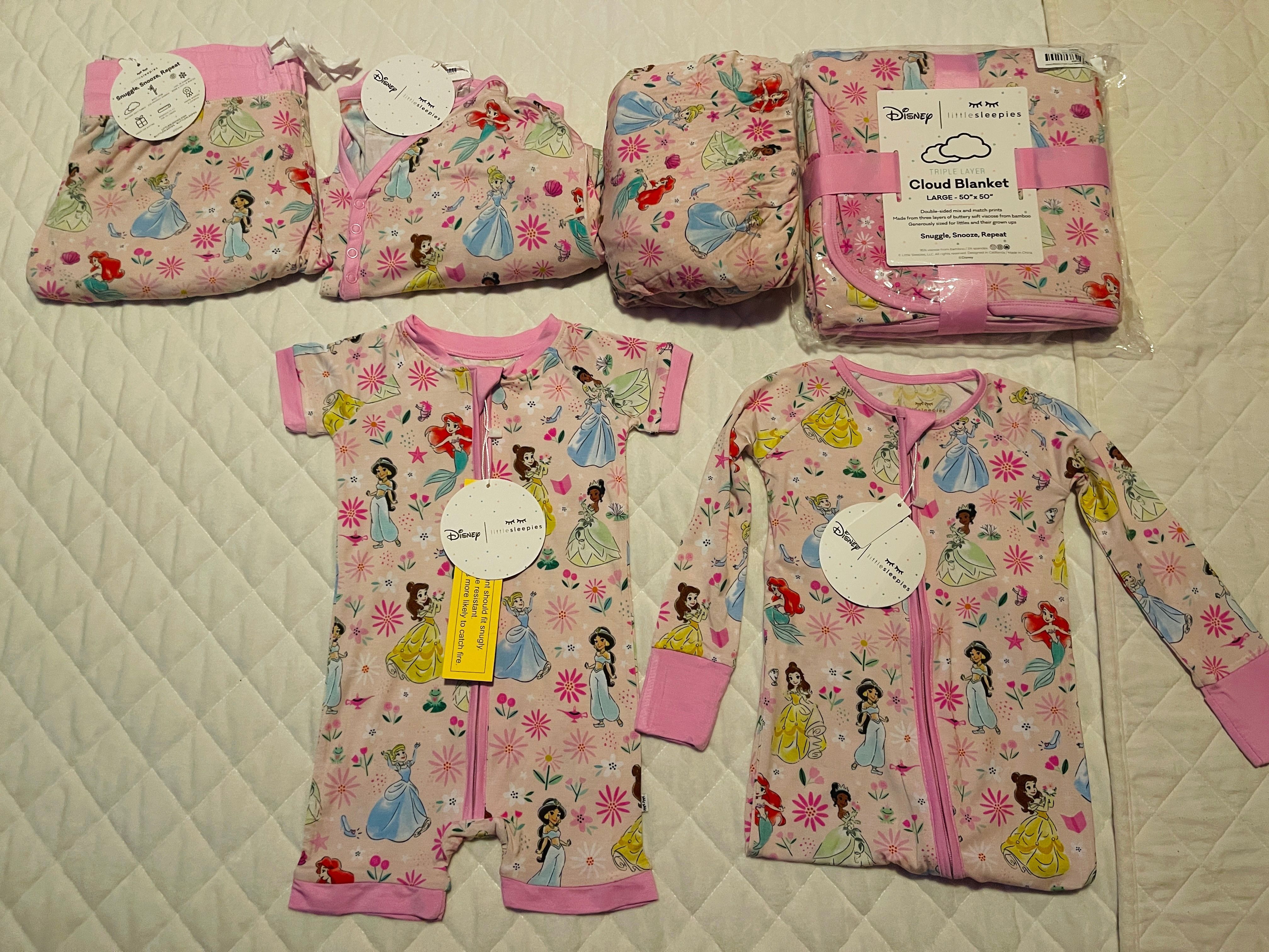 NWT Little Sleepies Princess deals Pjs 4T