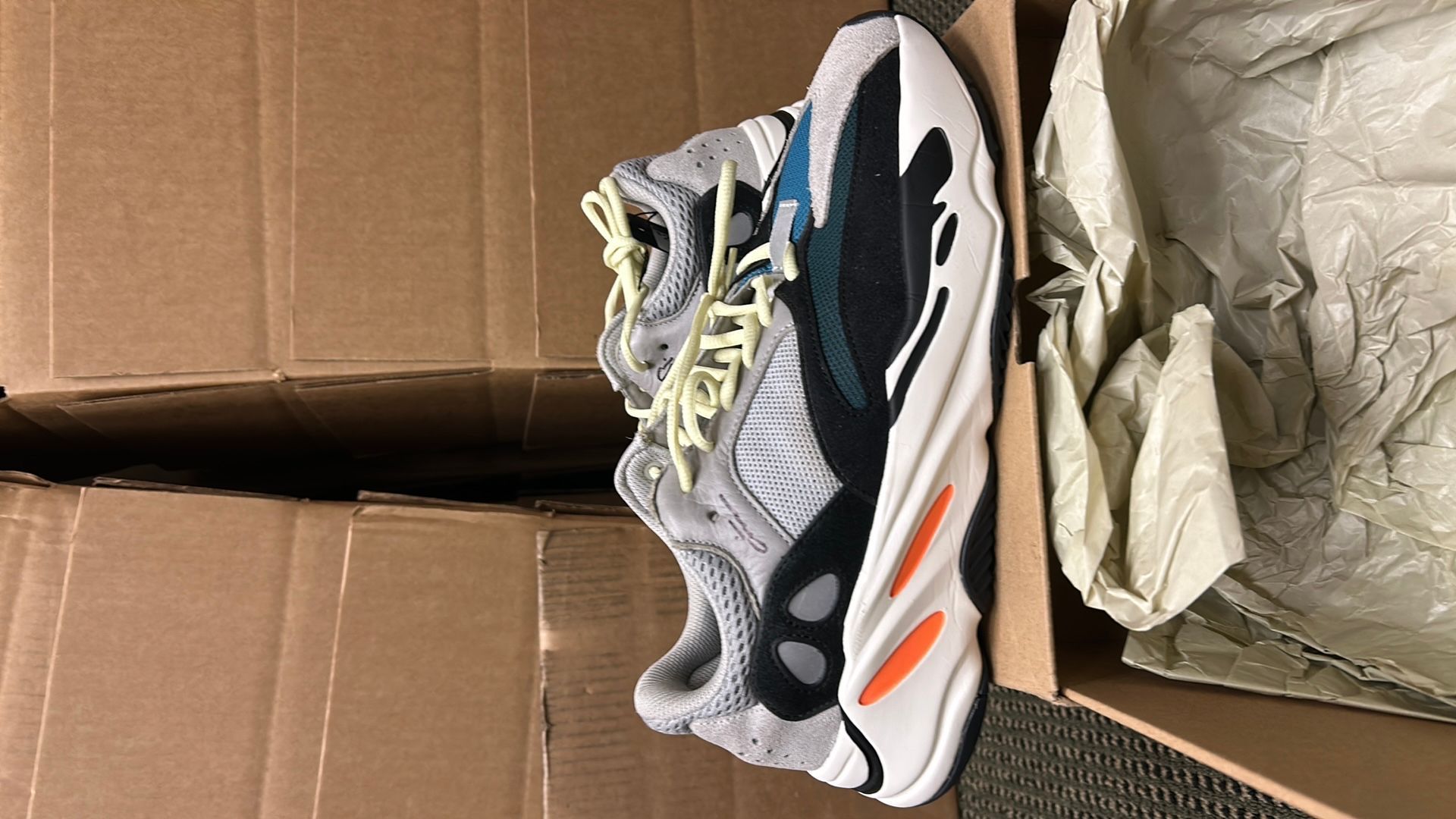 Steven Smith Yeezy Wave Runner White Signed By Steven Smith