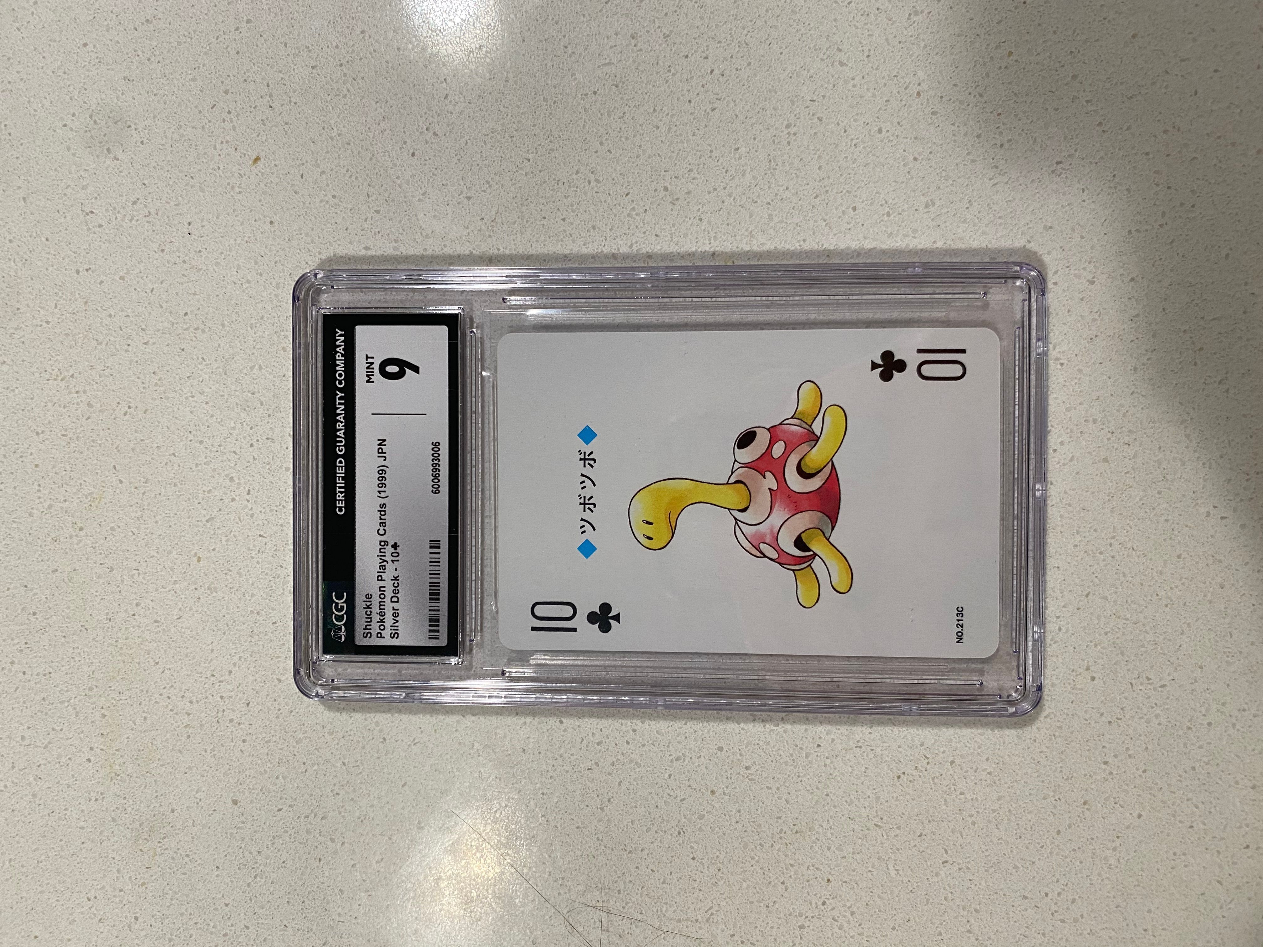 1999 Pokemon Silver Lugia Deck Shuckle Poker Card 10 Of Clubs CGC 9   Whatnot: Shop, Sell, Connect