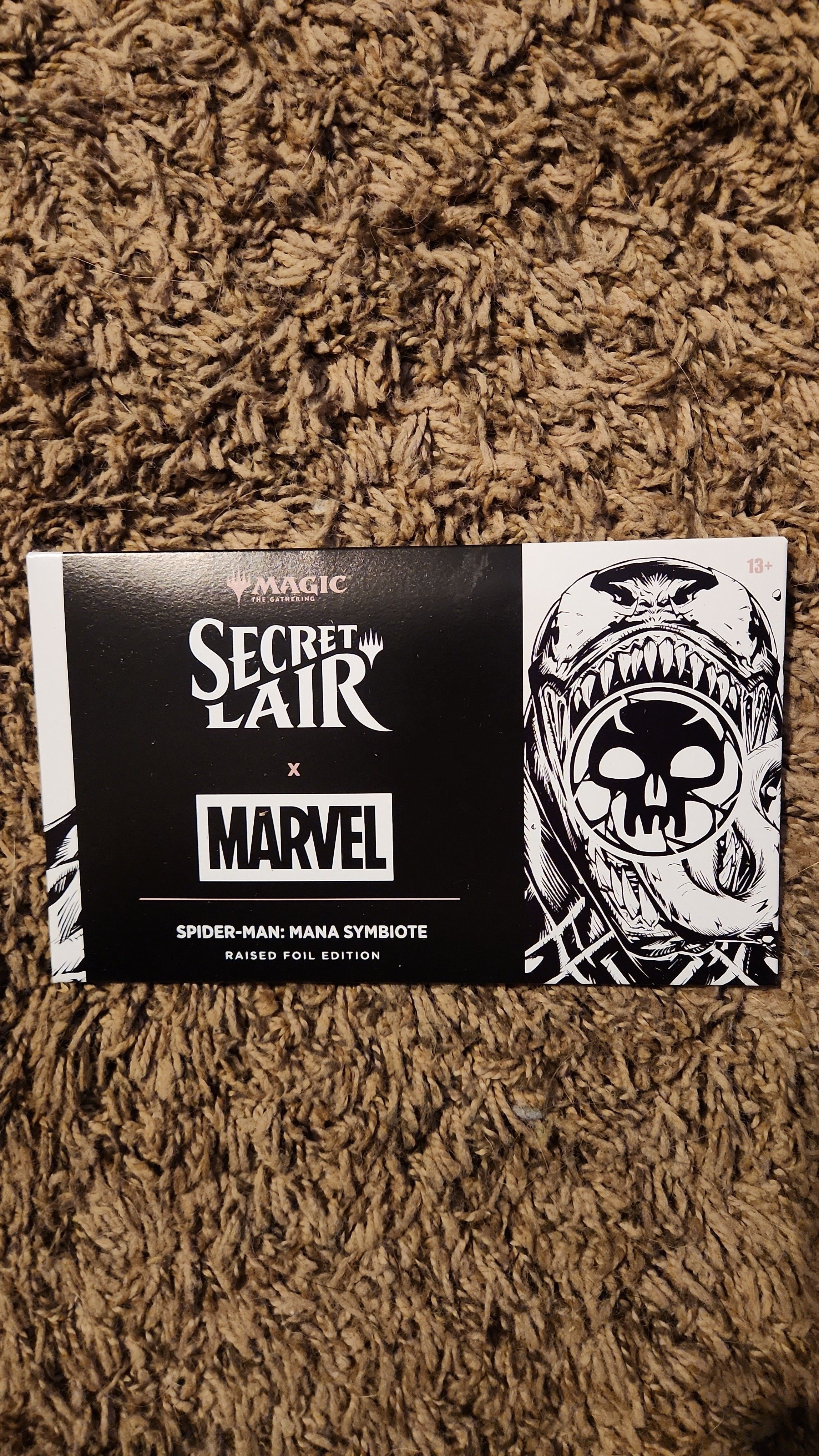 Secret Lair x Marvel Spider-Man: Mana Symbiote Raised Foil Edition
