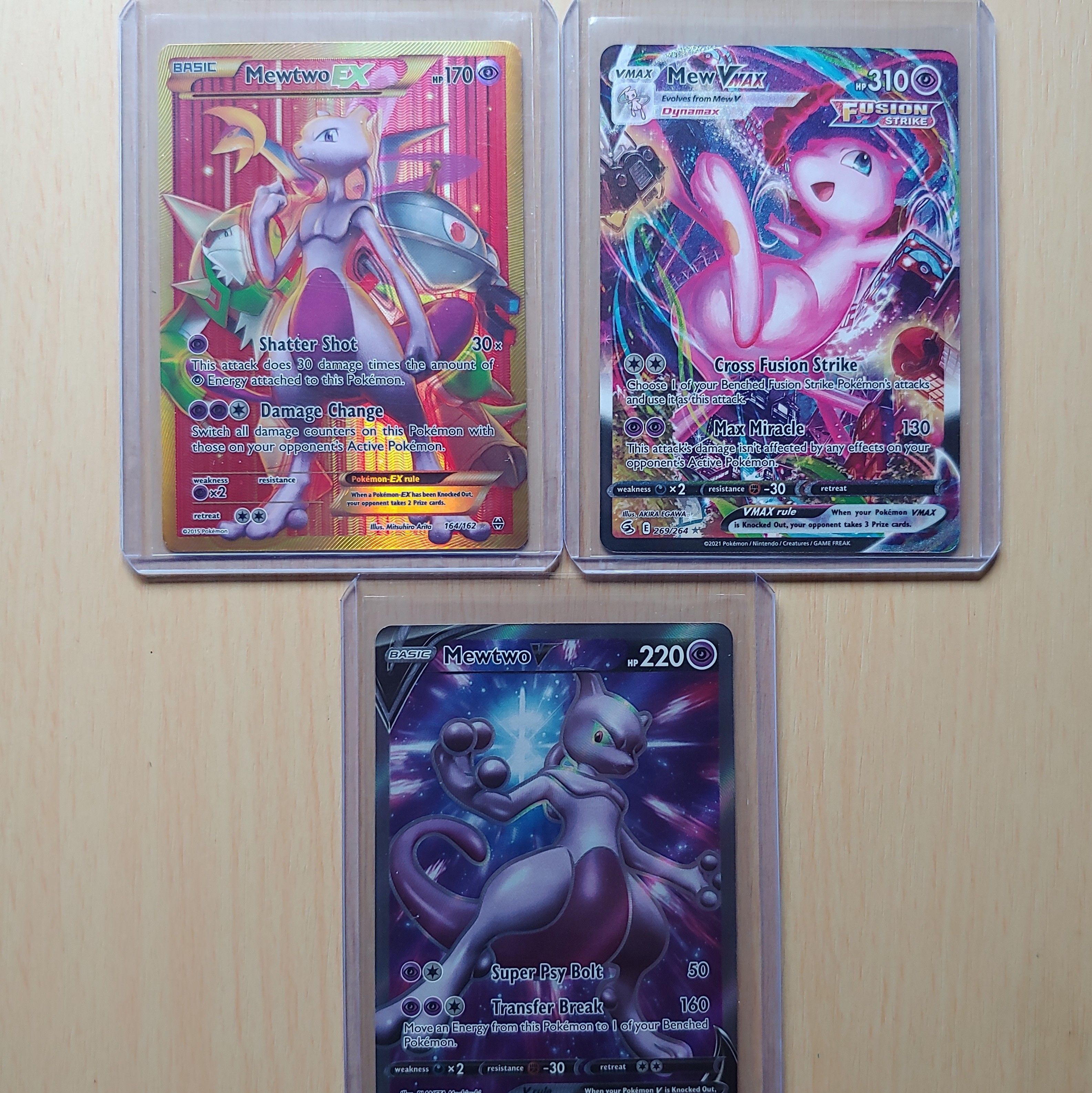 ポケモンカード Mewtwo VMAX & Mew EX セット Pokemon Japanese Art Rare Mew VMAX Mewtwo VSTAR etc. TCG