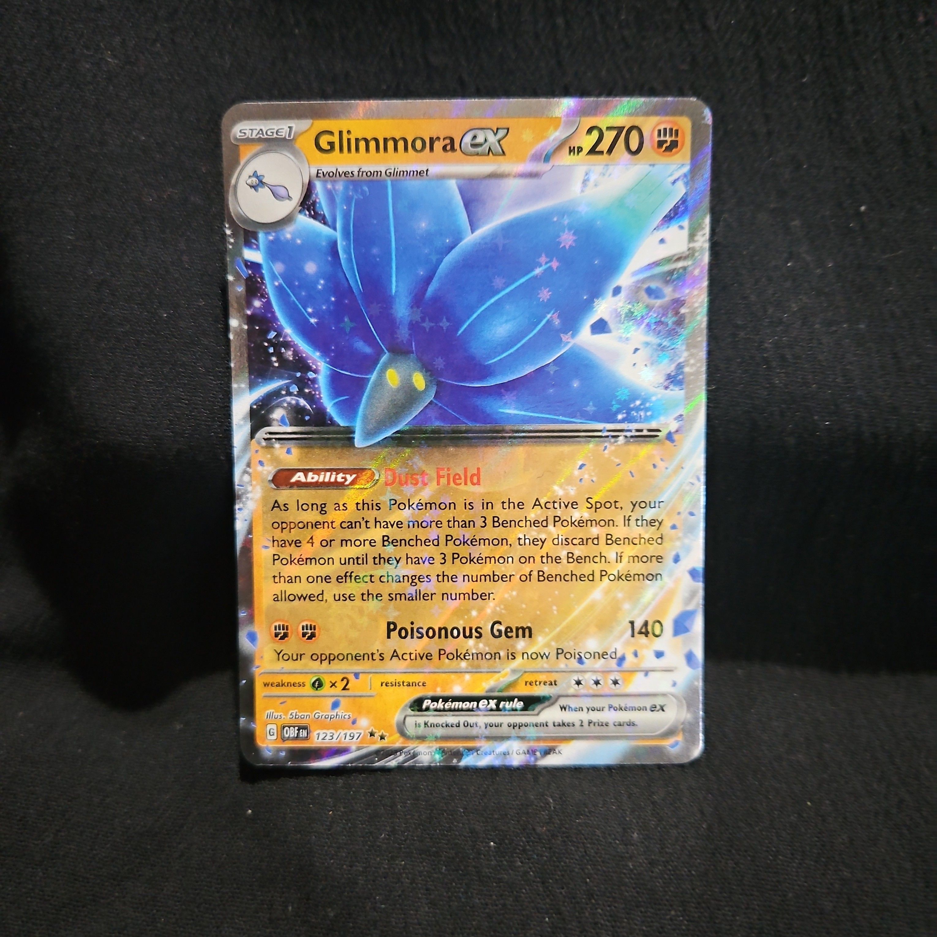Glimmora Ex - Holofoil - Obsidian Flames - 2023 - Pokmon  Whatnot: Shop,  Sell, Connect