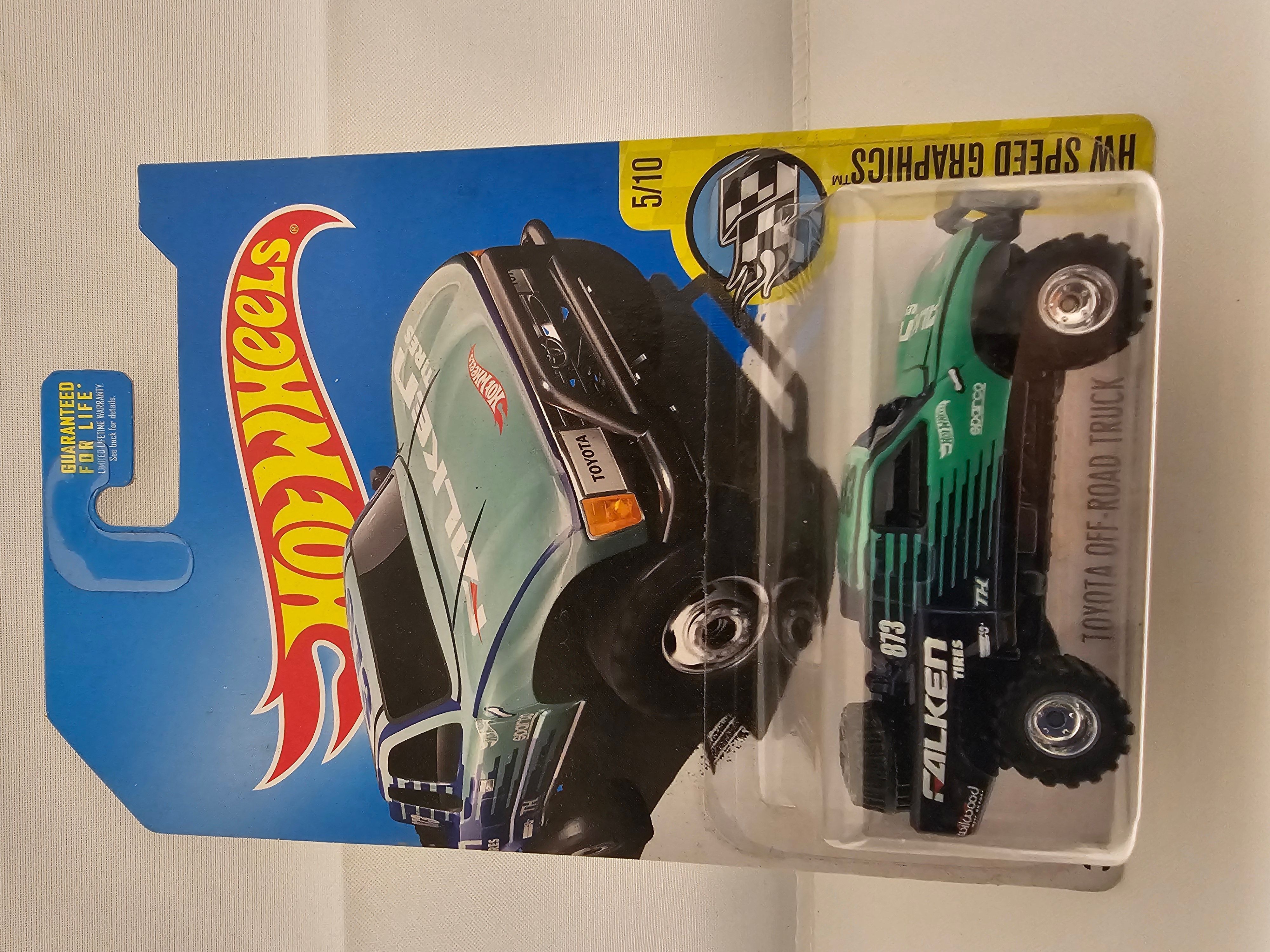Hot wheels toyota off road truck super treasure hunt on sale