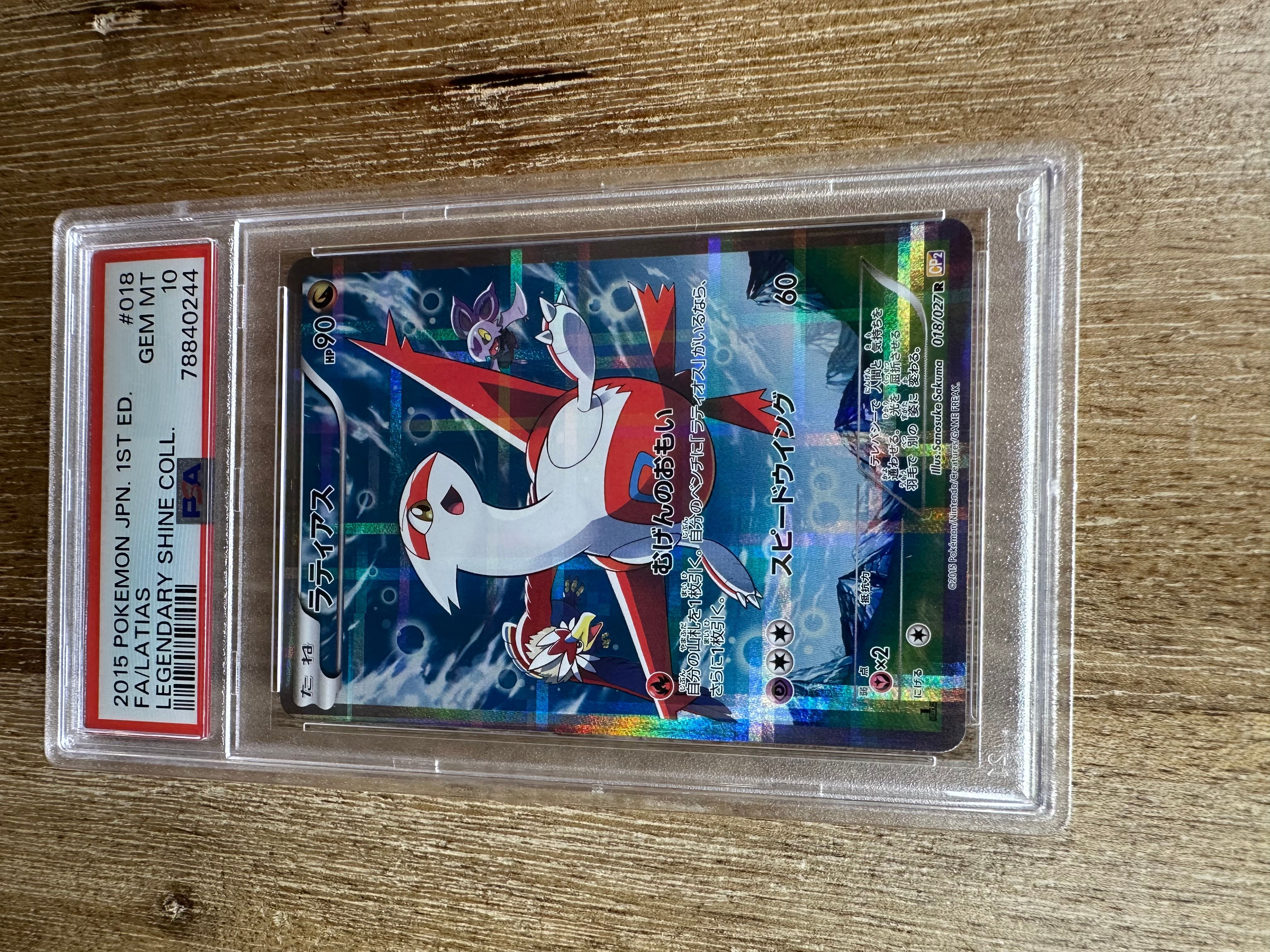 Pokemon Latias art rare on sale psa 10