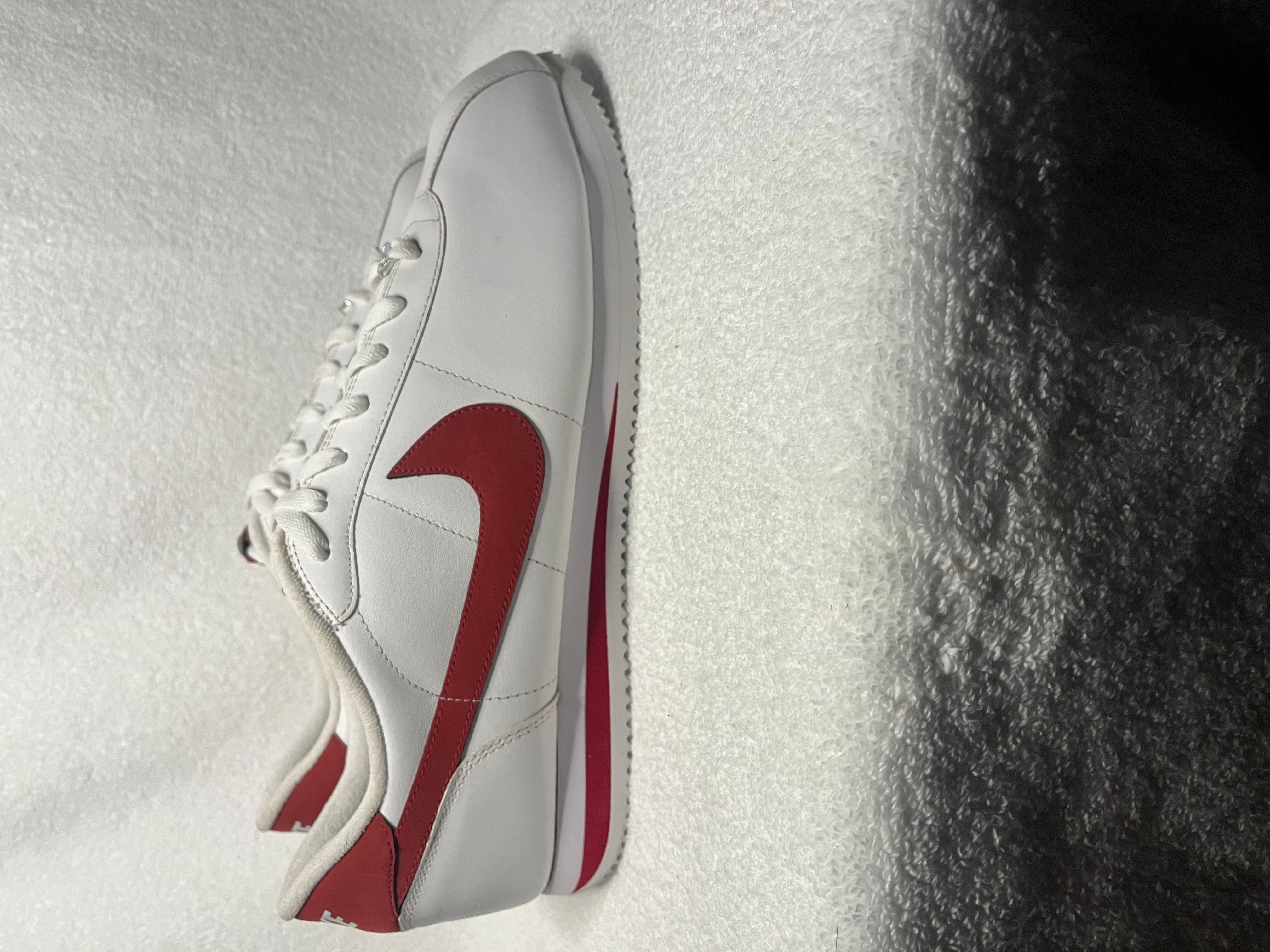 Nike Cortez Basic Leather 06 White Varsity Red Size 15. Whatnot Buy Sell Go Live