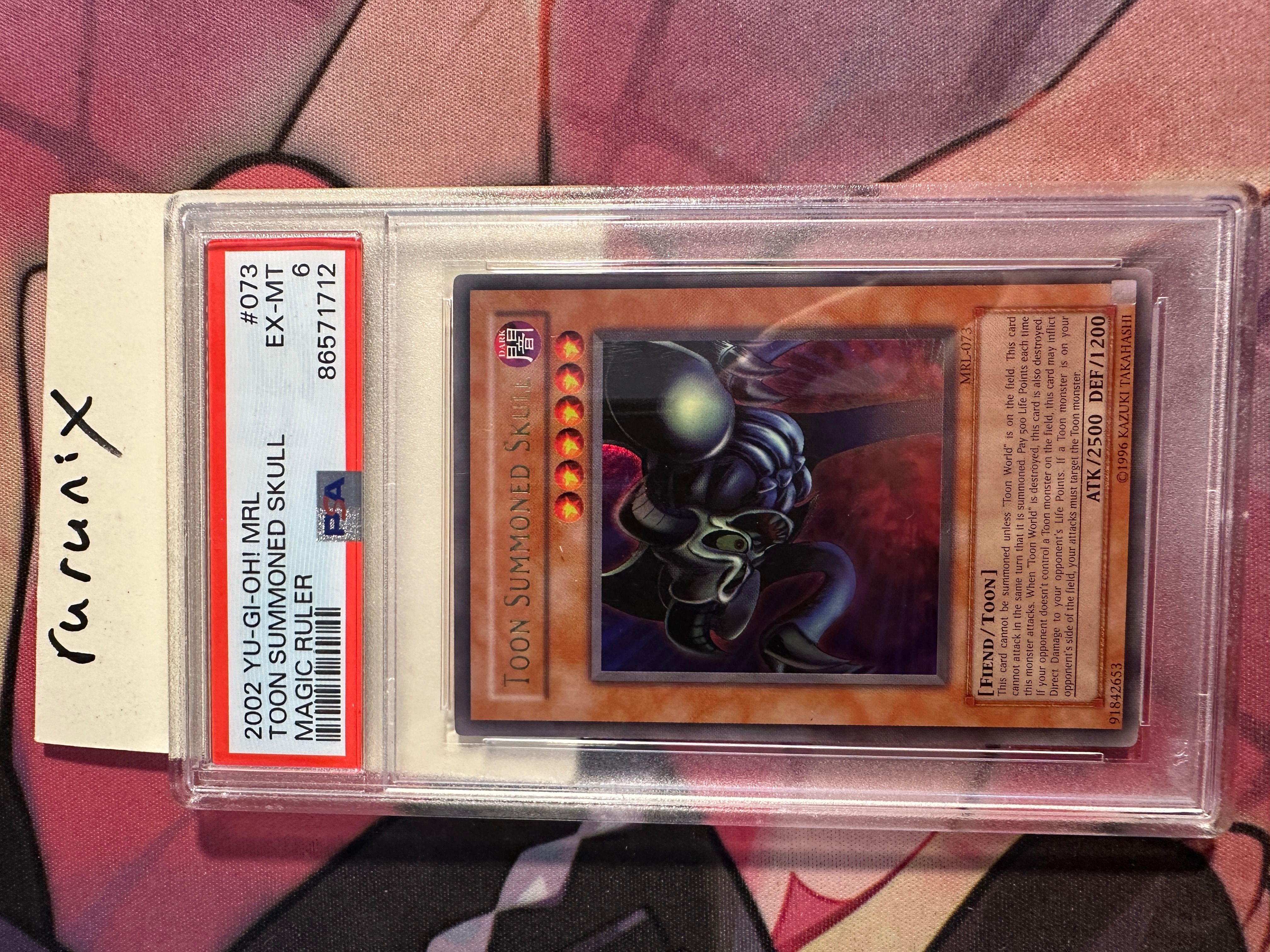 Magic Ruler Collection Carte Yu-Gi-Oh! - Toon Summoned Skull (MRL-073) - Magic Ruler - 1ère Édition - Ultra Rare Carte MRL-073 Ultra Rare