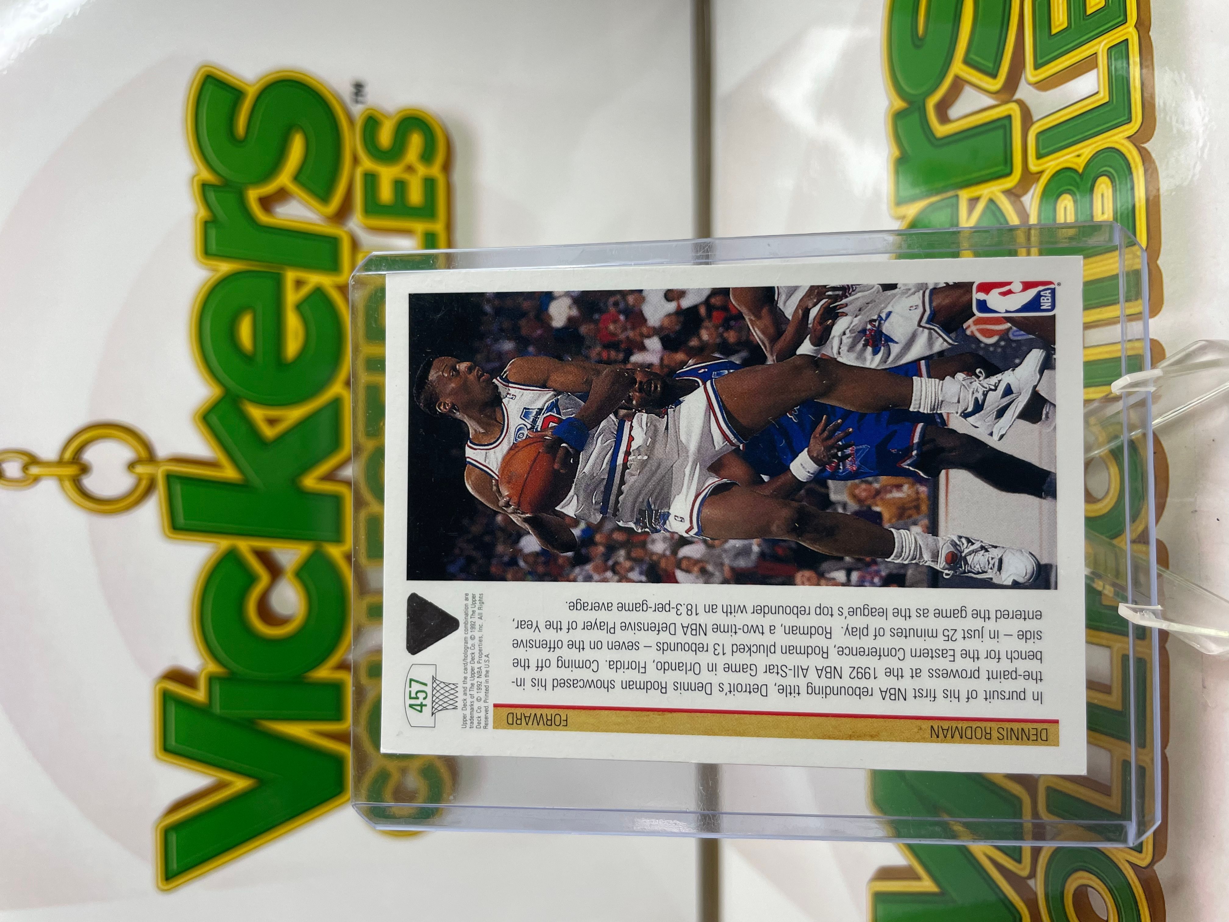 1992 Upper Deck Dennis Rodman All-Star #457 - RARE Gem!  Whatnot: Shop,  Sell, Connect