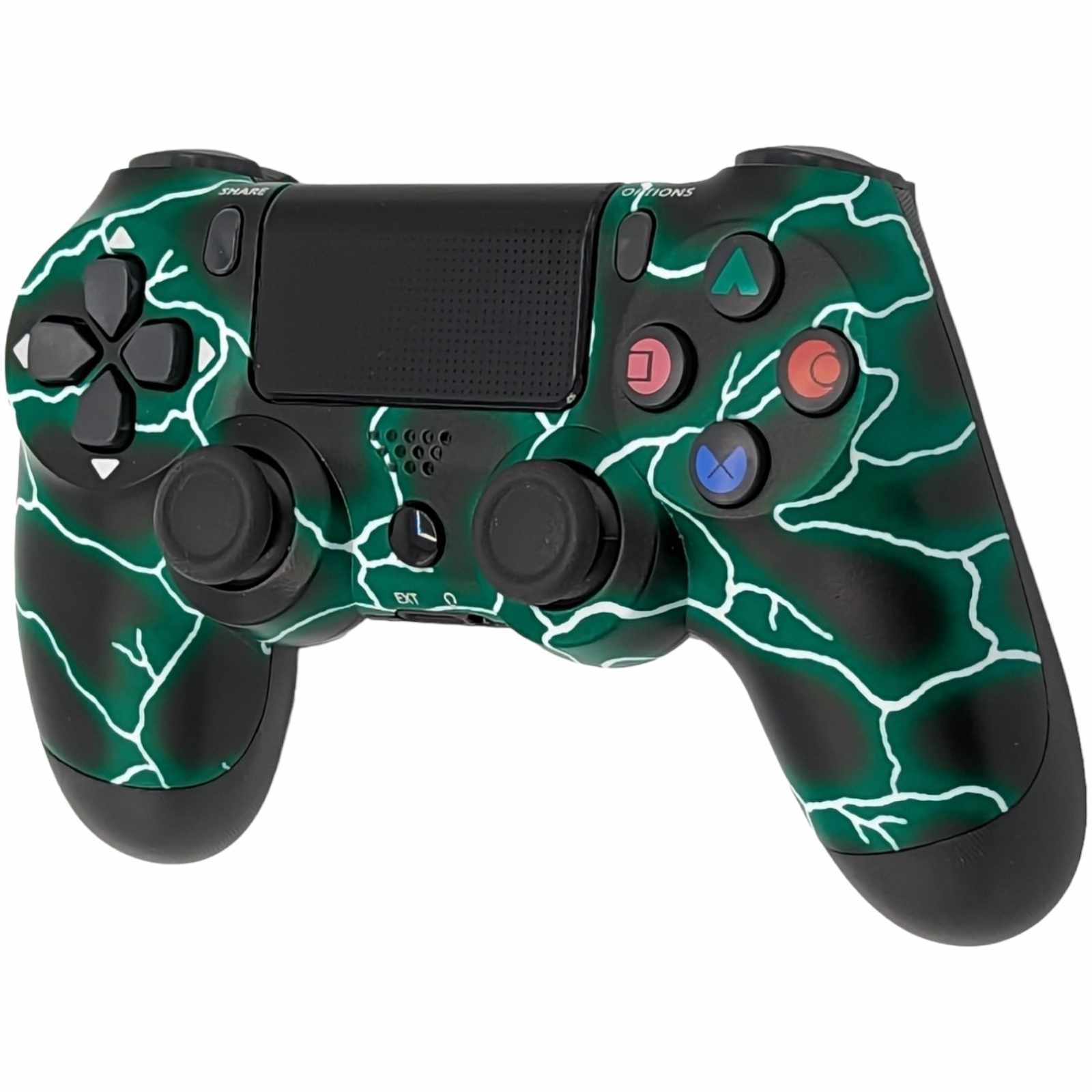 Wireless Controller For PS4, PC and Bluetooth Phones Green