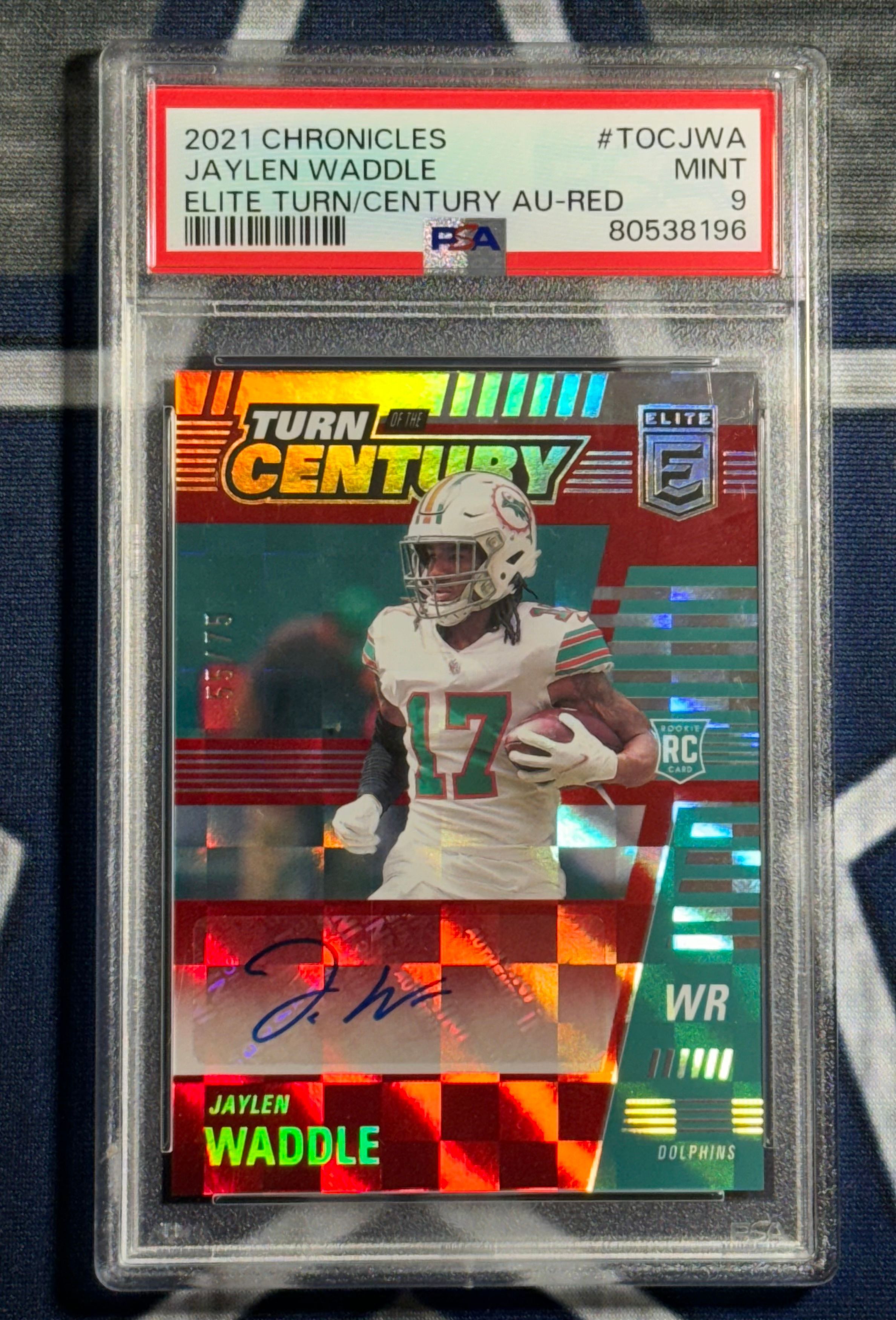 2021 outlet Chronicles DeVonta Smith Elite Turn of the Century Rookie Card Auto #/10