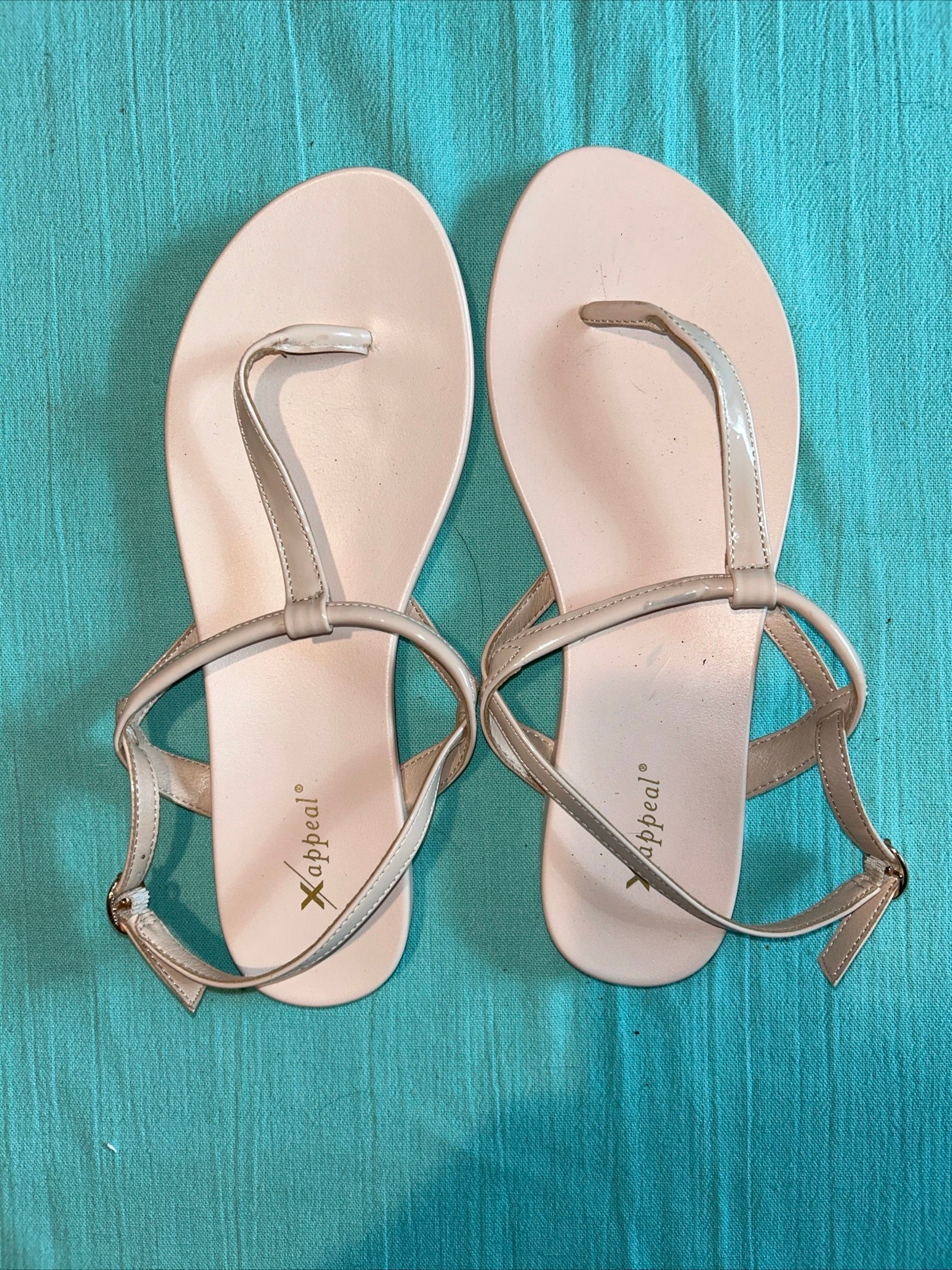 Xappeal Womens Coachella Flat Sandal Shoes Pink Size · Whatnot