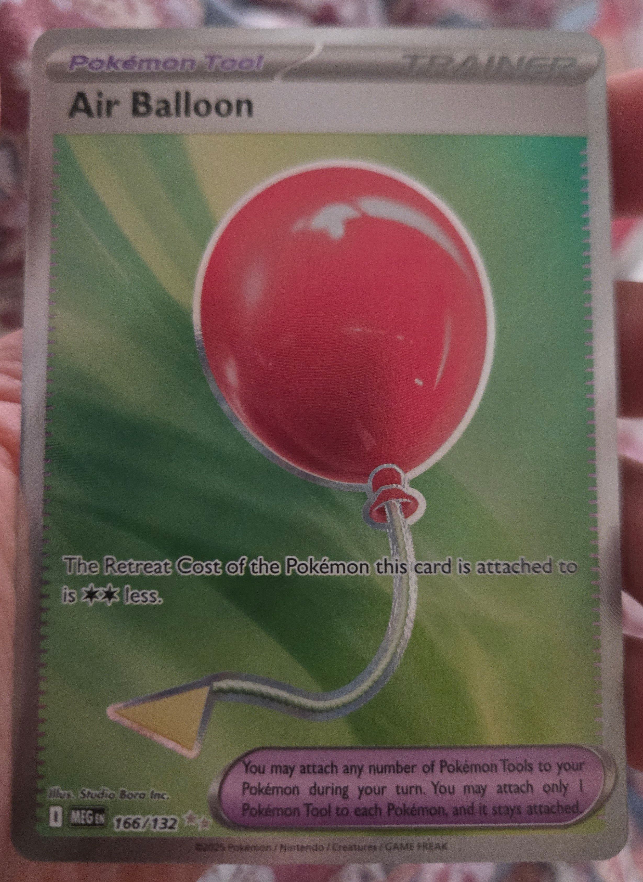 air pokemon card Pokemon TCG: Air Balloon 156/202