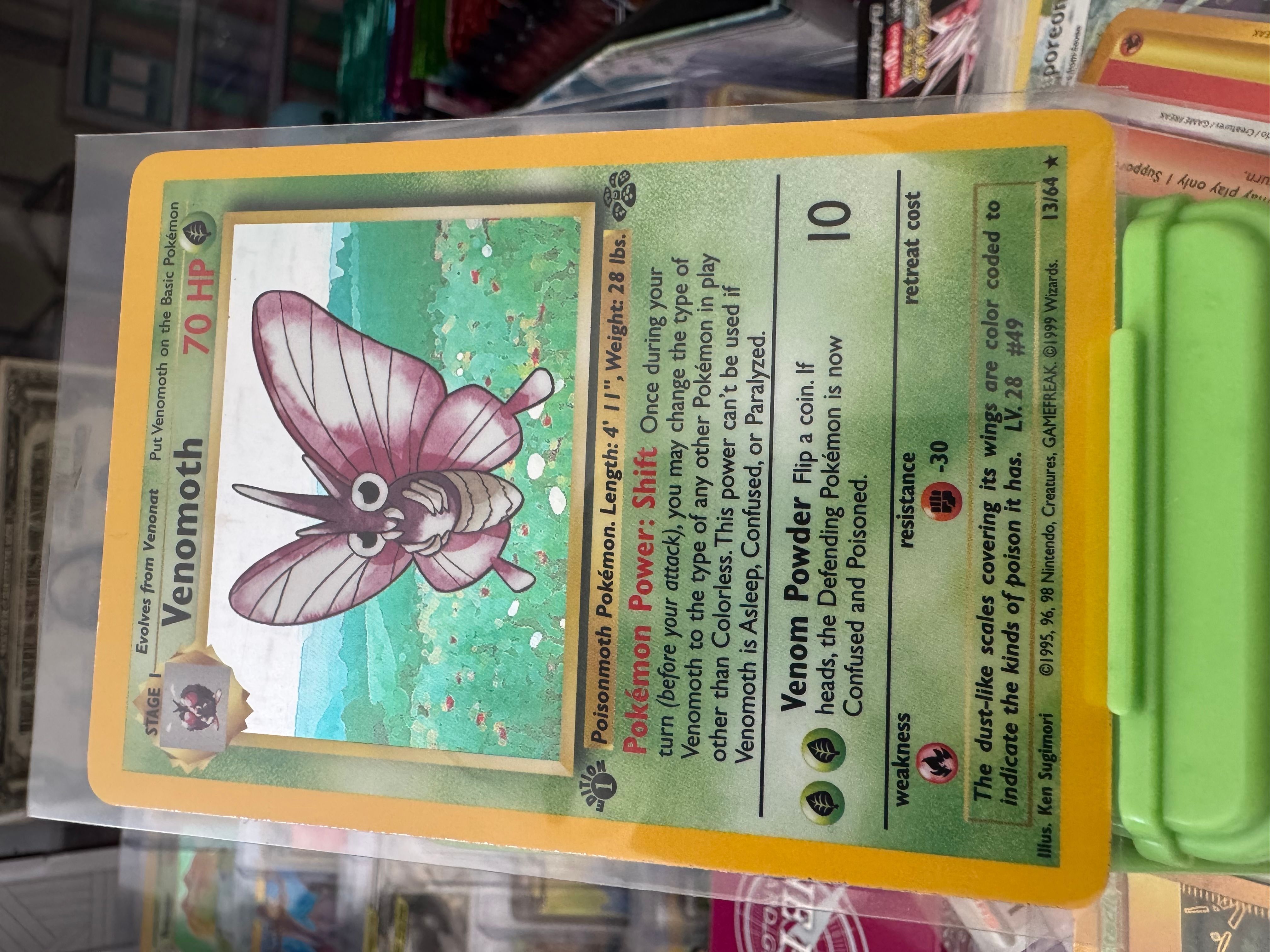 Vintage 1st Edition Venomoth (Jungle Holo) LP-MP  Whatnot: Shop, Sell,  Connect