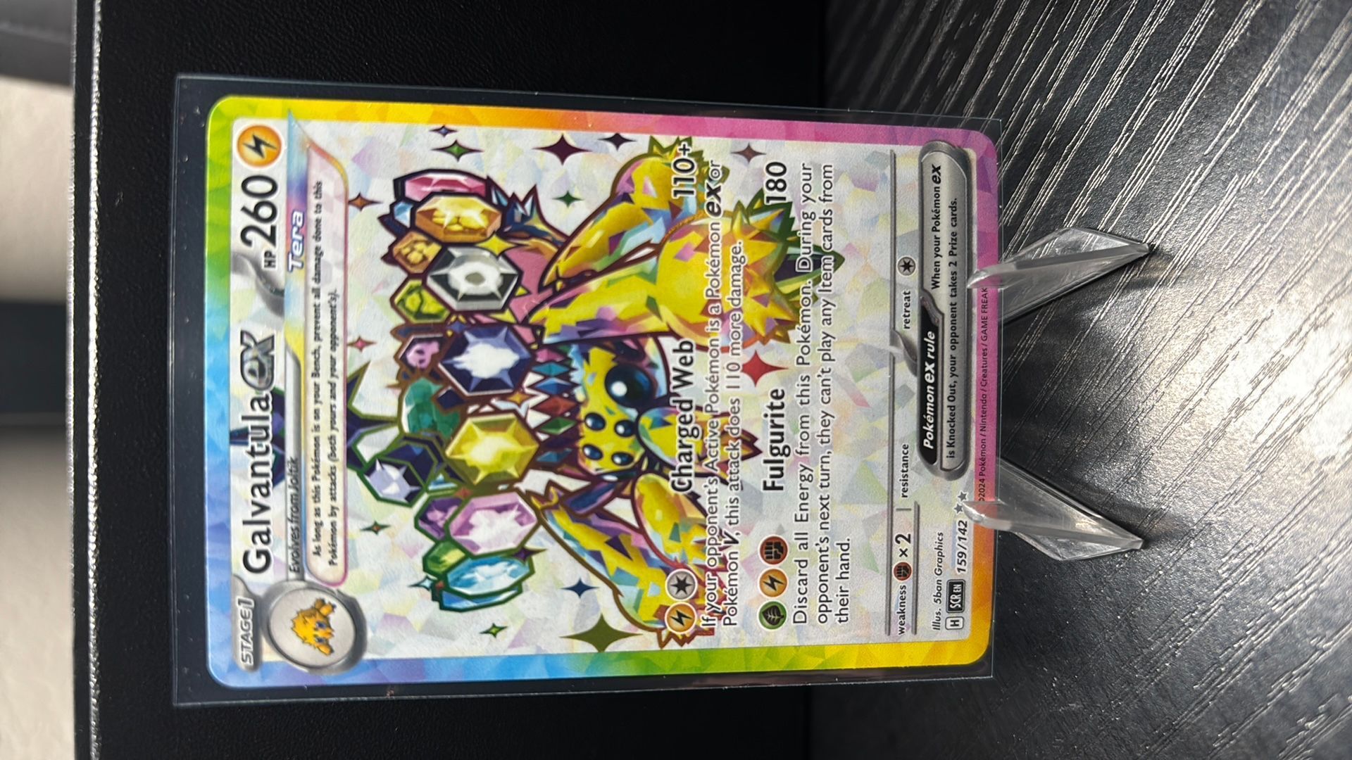 159 142 pokemon card Amazon.com: Galvantula ex 051/142 - Stellar Crown Pokemon Card Lot main image 0