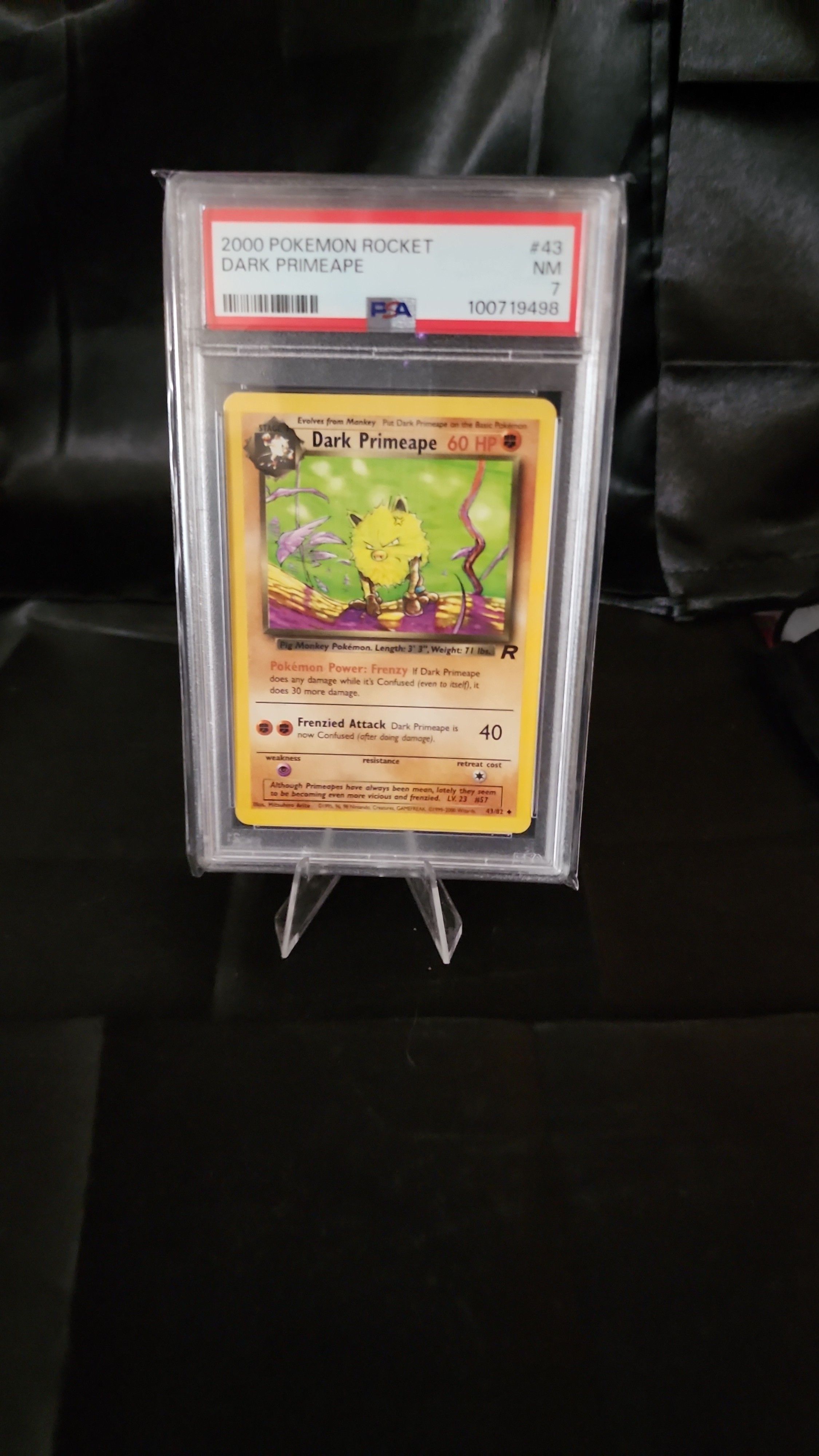 Team Rocket Dark Primape PSA 7 NM  Whatnot: Shop, Sell, Connect