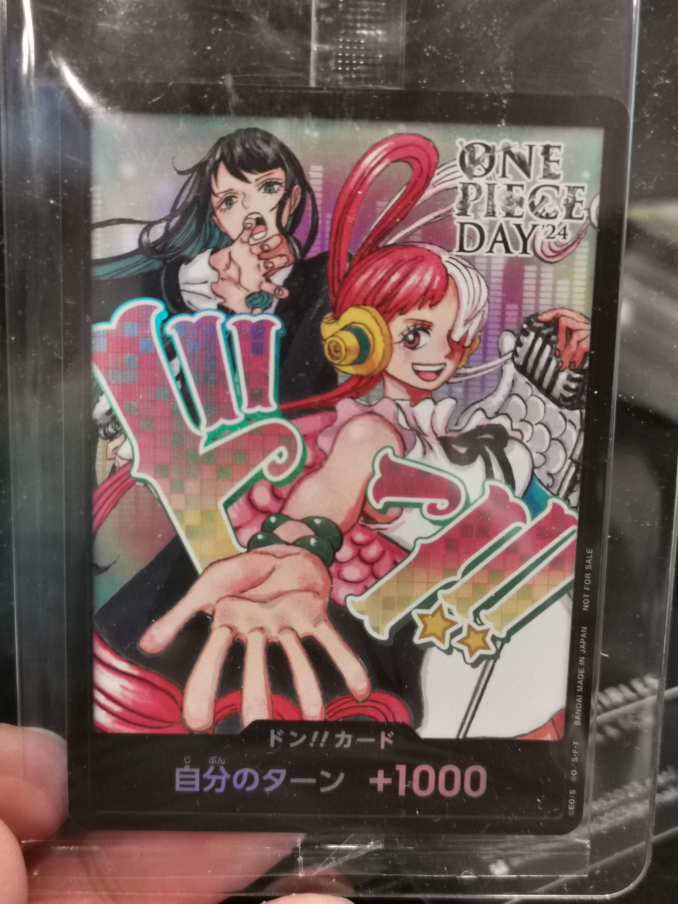 Uta Ado ONE PIECE DAY 24 SPECIAL LIVE DAY2 Don!! card PSA 10