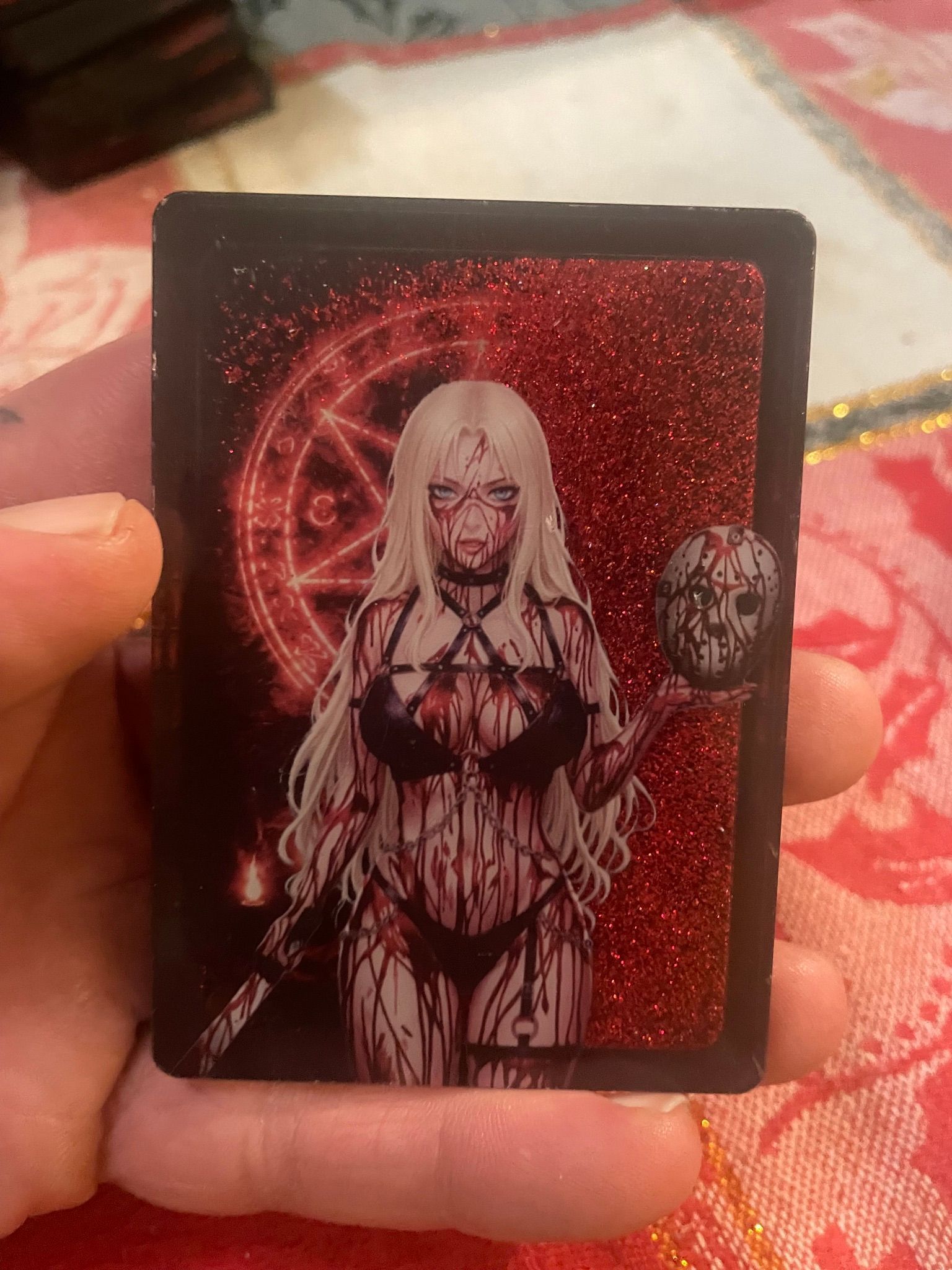 Girl V6 Quicksand Card