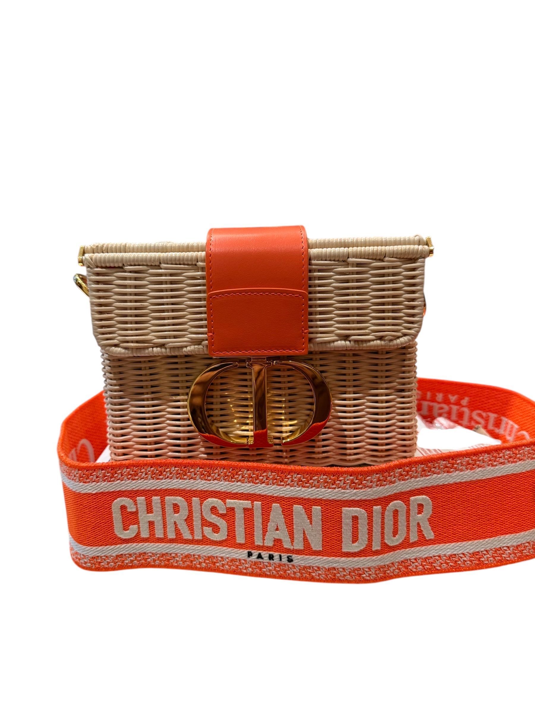 Christian Dior - ディオール Dior Christian Dior Wicker Oblique 30 Montaigne Box