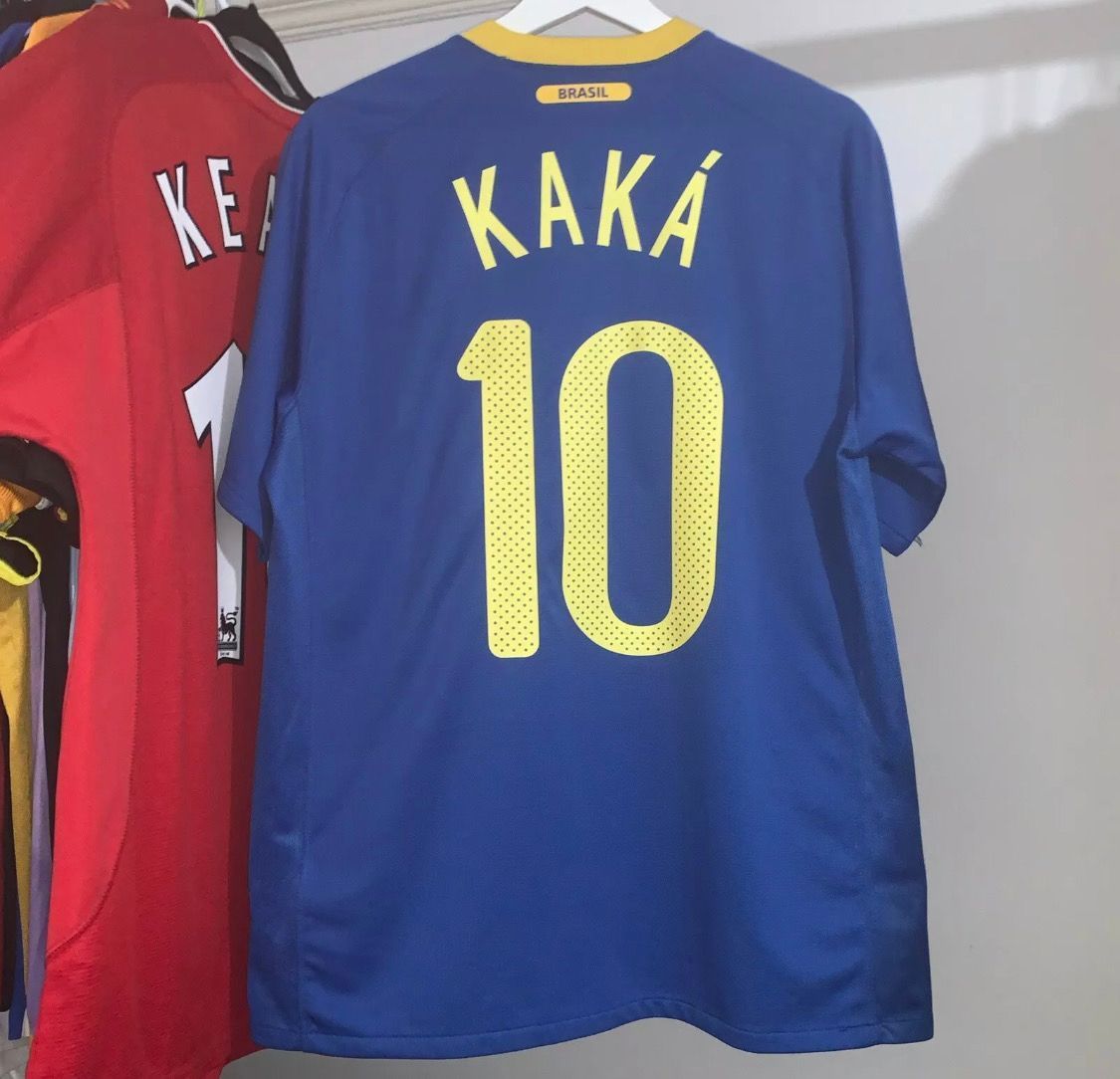 Brazil 2010/11 Nike Away Football Shirt Kaka 10 Mens Large