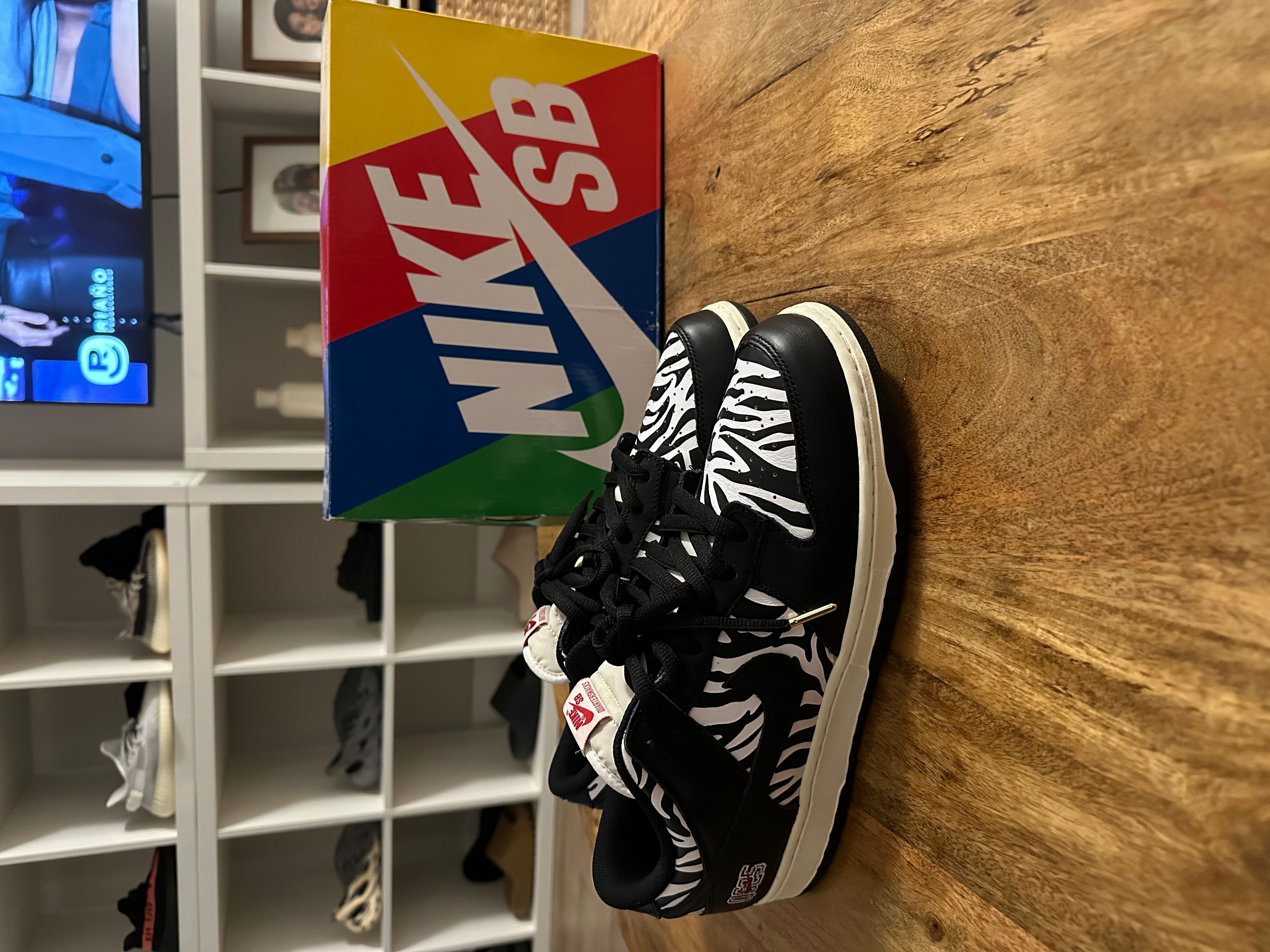 Nike Sb Dunk Low Zebra Sz 12 OG ALL Whatnot Achetez vendez et lancez des livestreams