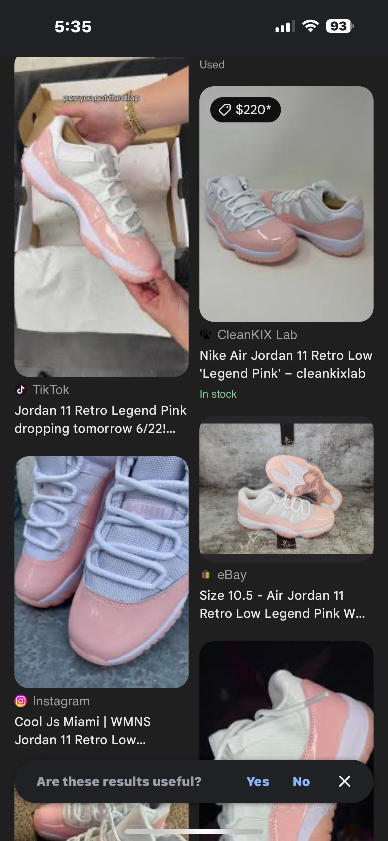 Jordan 11 retro low legend pink · Whatnot: Shop, Sell, Connect