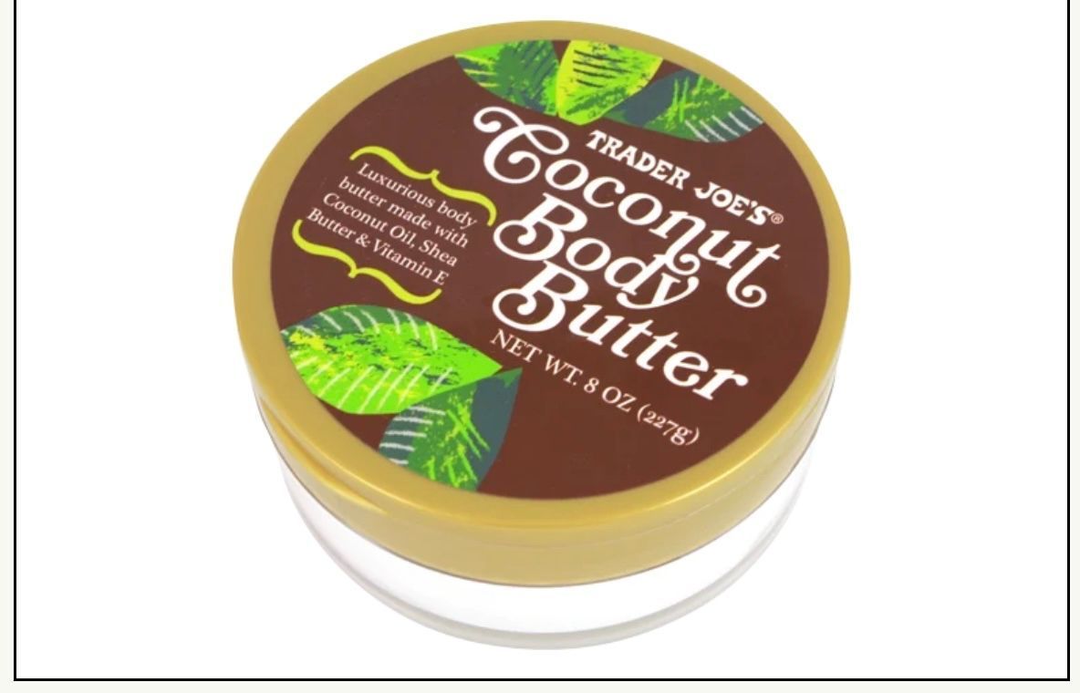 NEW TRADER JOES COCONUT BODY BUTTER Whatnot Buy Sell Go Live