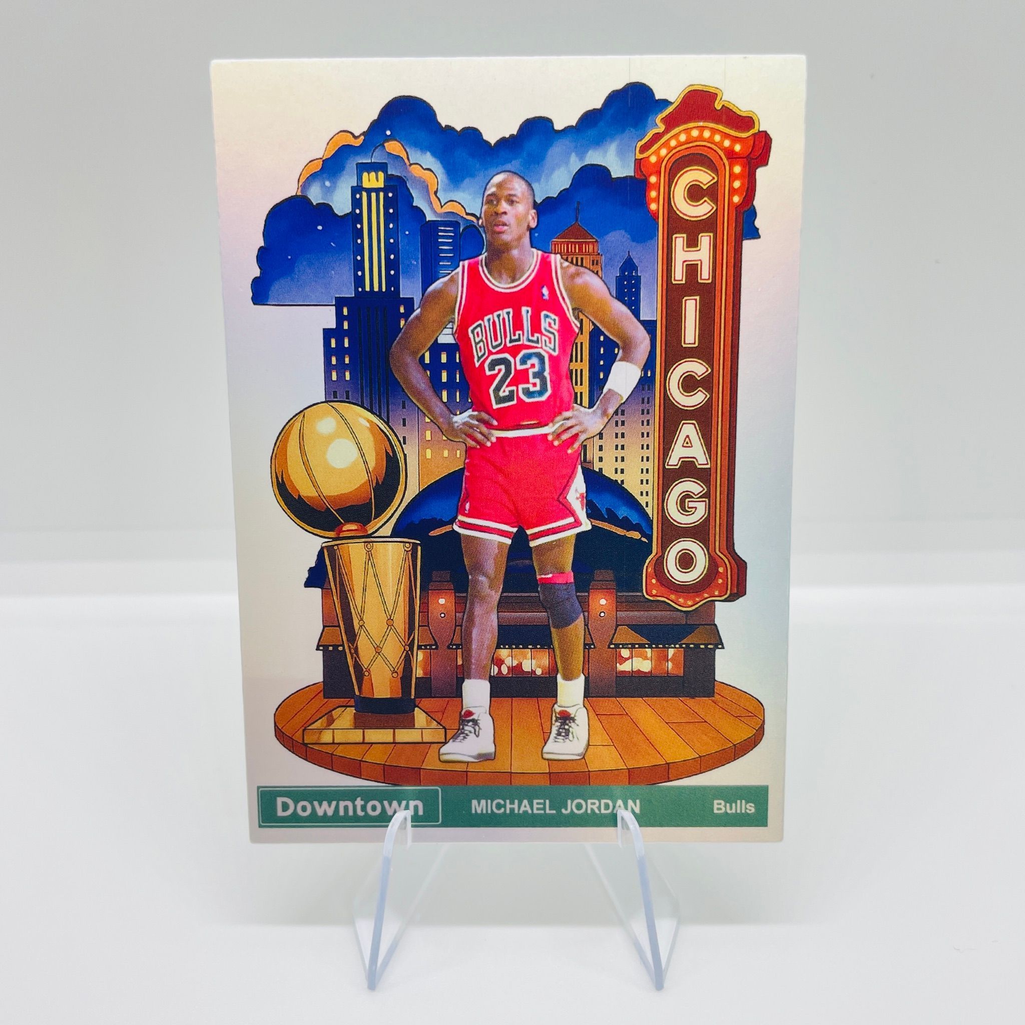 Michael Jordan 2025 Downtown CUSTOM ART CARD Chicago Bulls