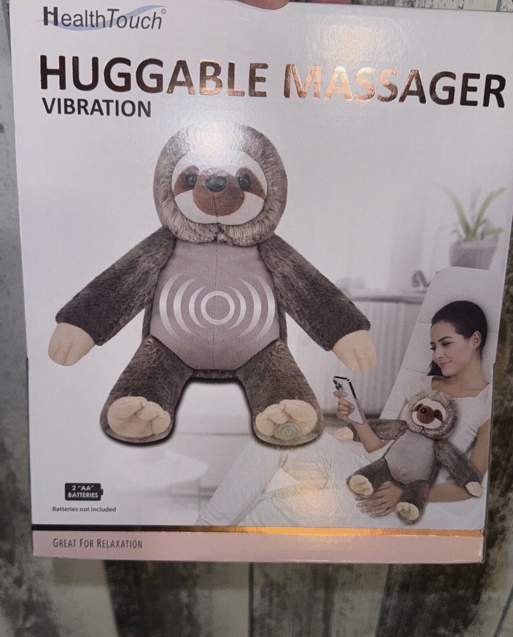 HEALTH TOUCH HUGGABLE MASSAGER SLOTH  Whatnot: Shop, Sell, Connect