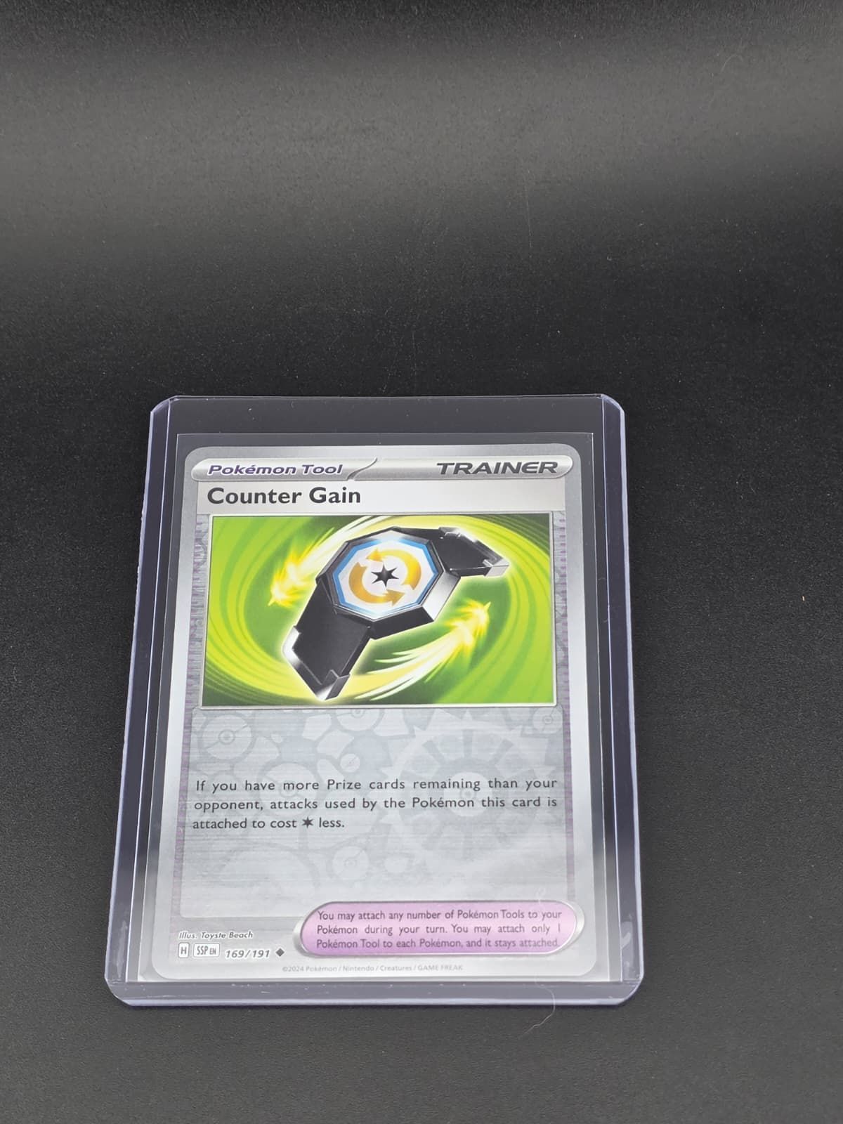 SS3 - Pokemon Counter Gain 169/191 Reverse Holo Uncommon SV08: Surging  Sparks  Whatnot: Shop, Sell, Connect