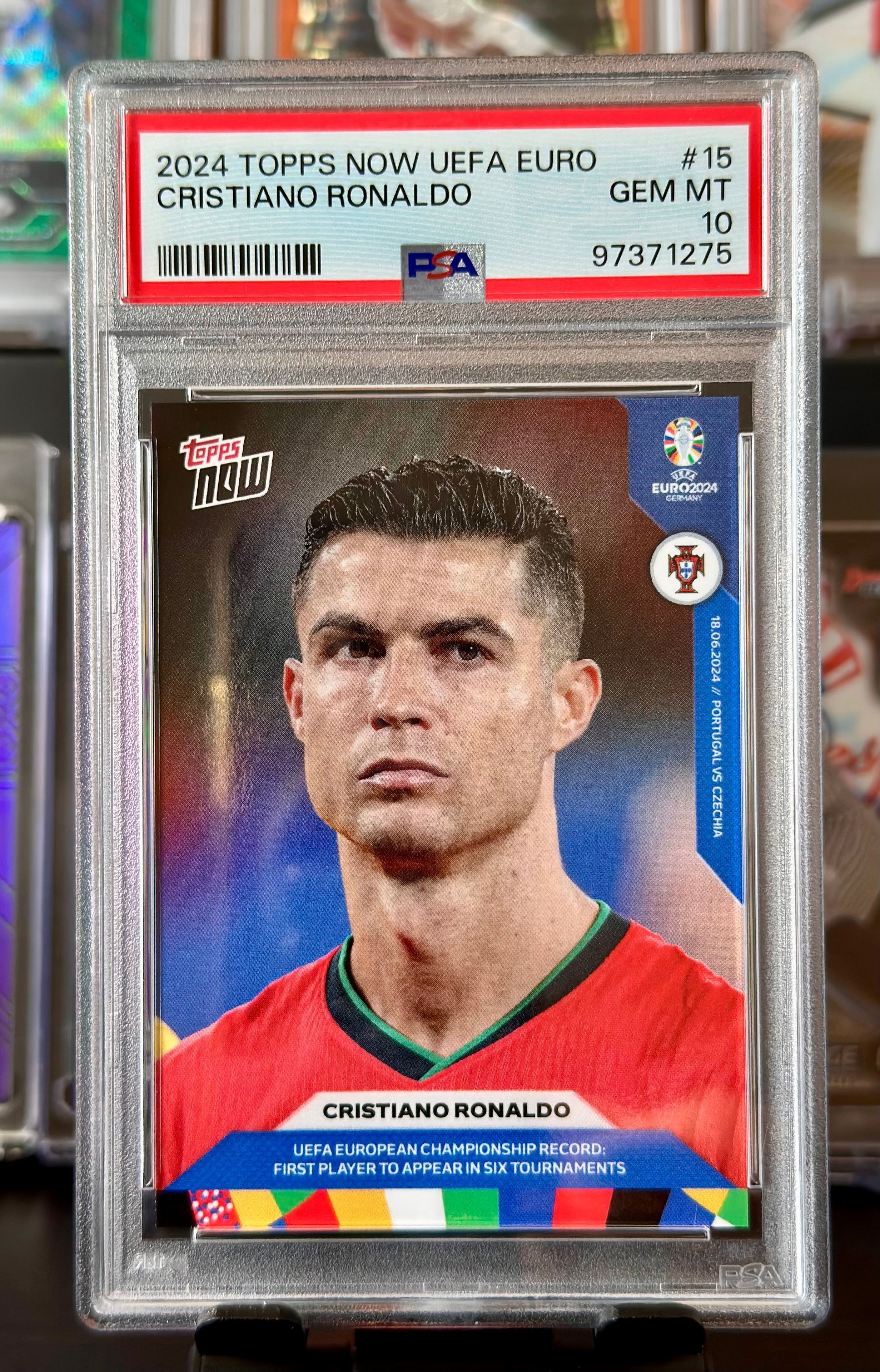 Cristiano Ronaldo (CR7) Appear Six Tournaments (PSA 10) · Whatnot