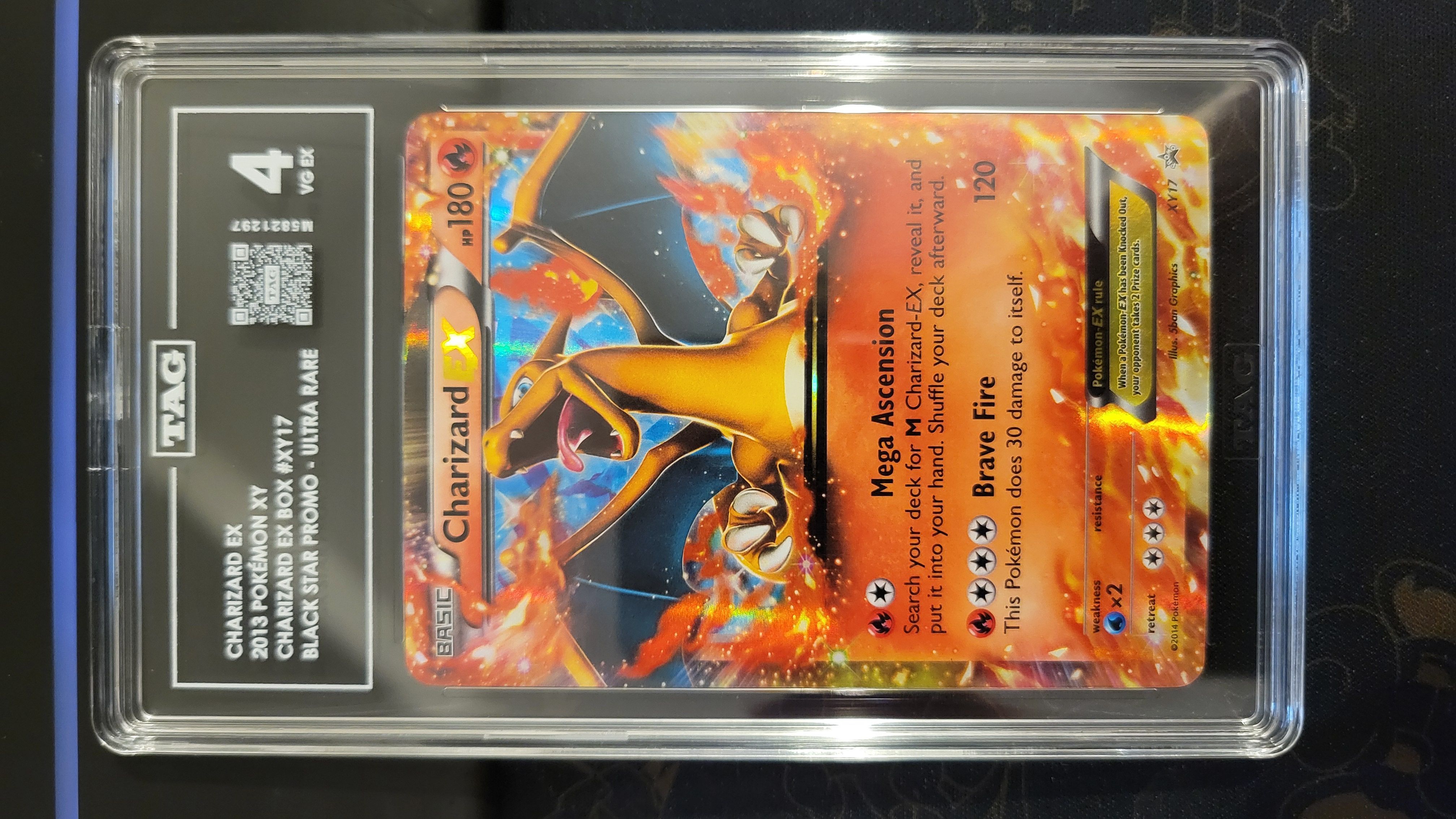 Charizard EX #XY17 - Black Star Promo - Ultra Rare - TAG 4